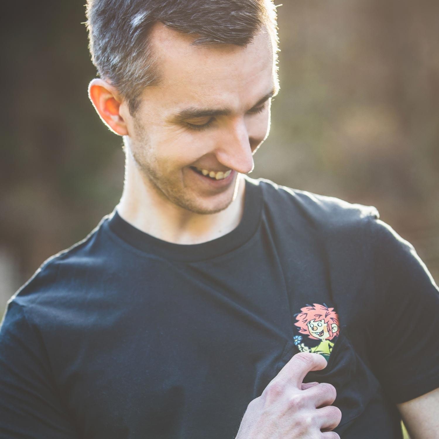 Bavariashop T-Shirt ®Pumuckl T-Shirt "Schabernack" • mit Pumuckl Druck in d günstig online kaufen