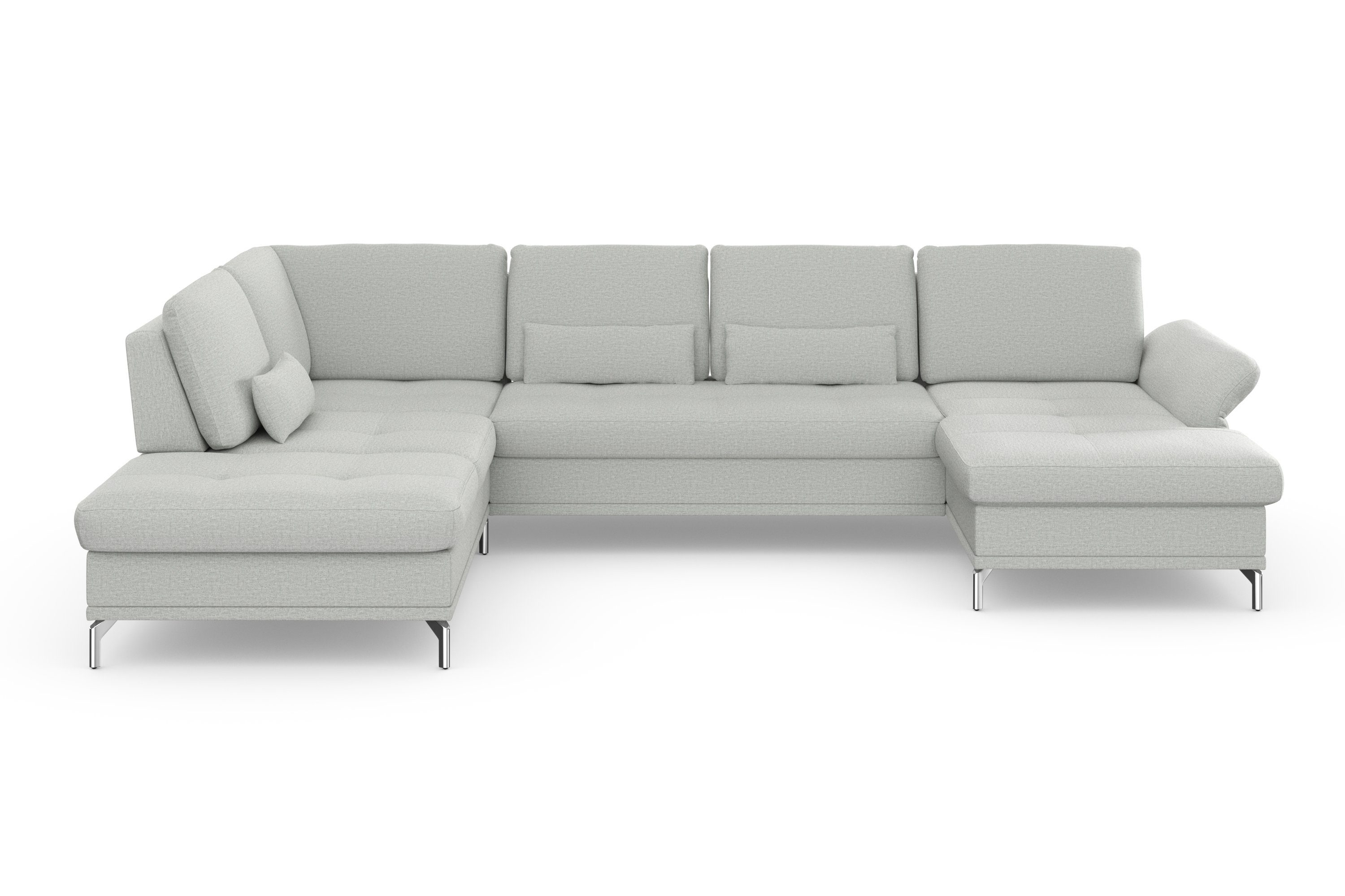 INOSIGN Wohnlandschaft "Palm Beach U-Form" Federkern, mit Sitztiefenverstel günstig online kaufen