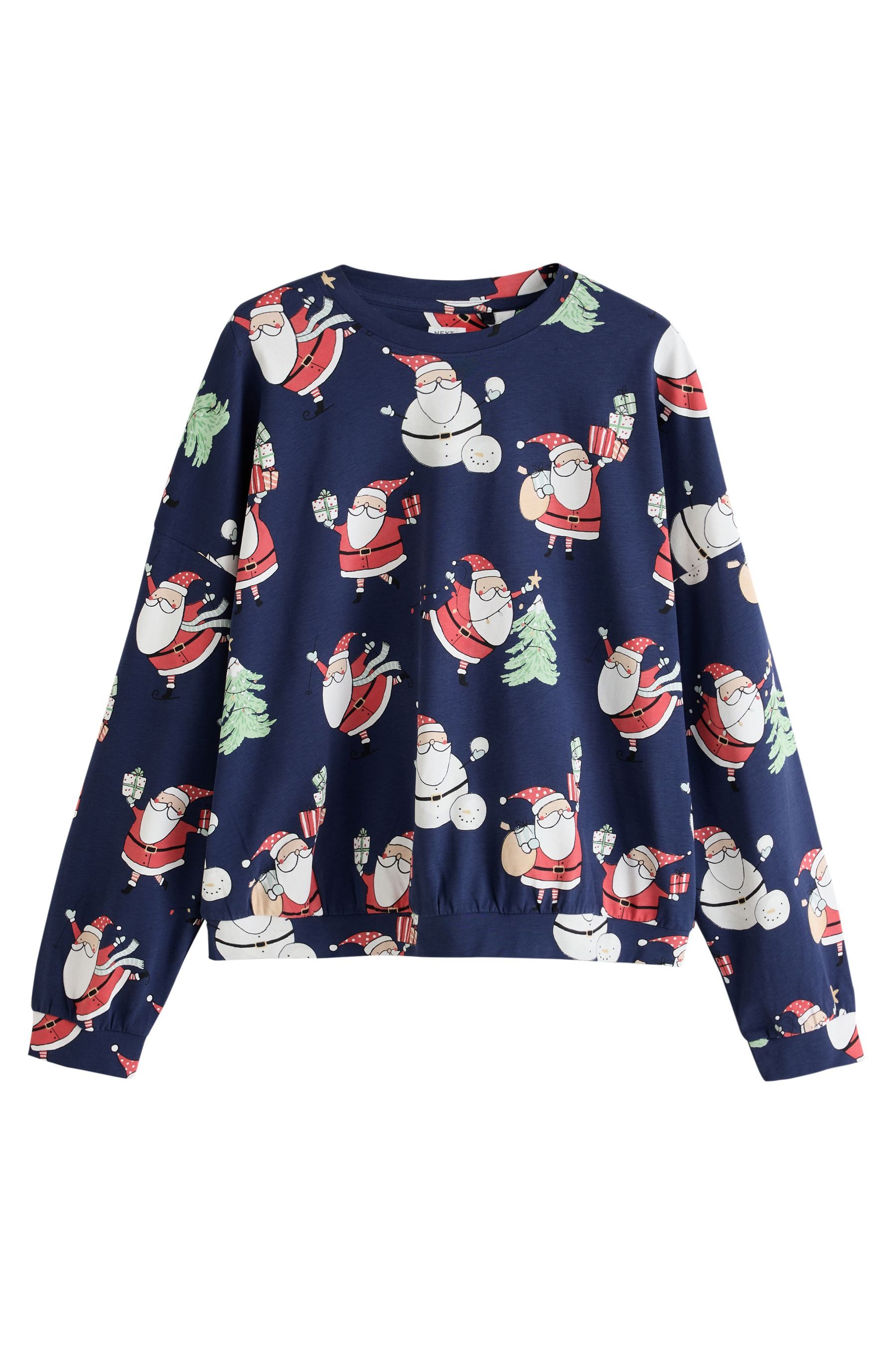 Next Pyjama Langärmeliger Familien-Schlafanzug, Weihnachten (2 tlg)