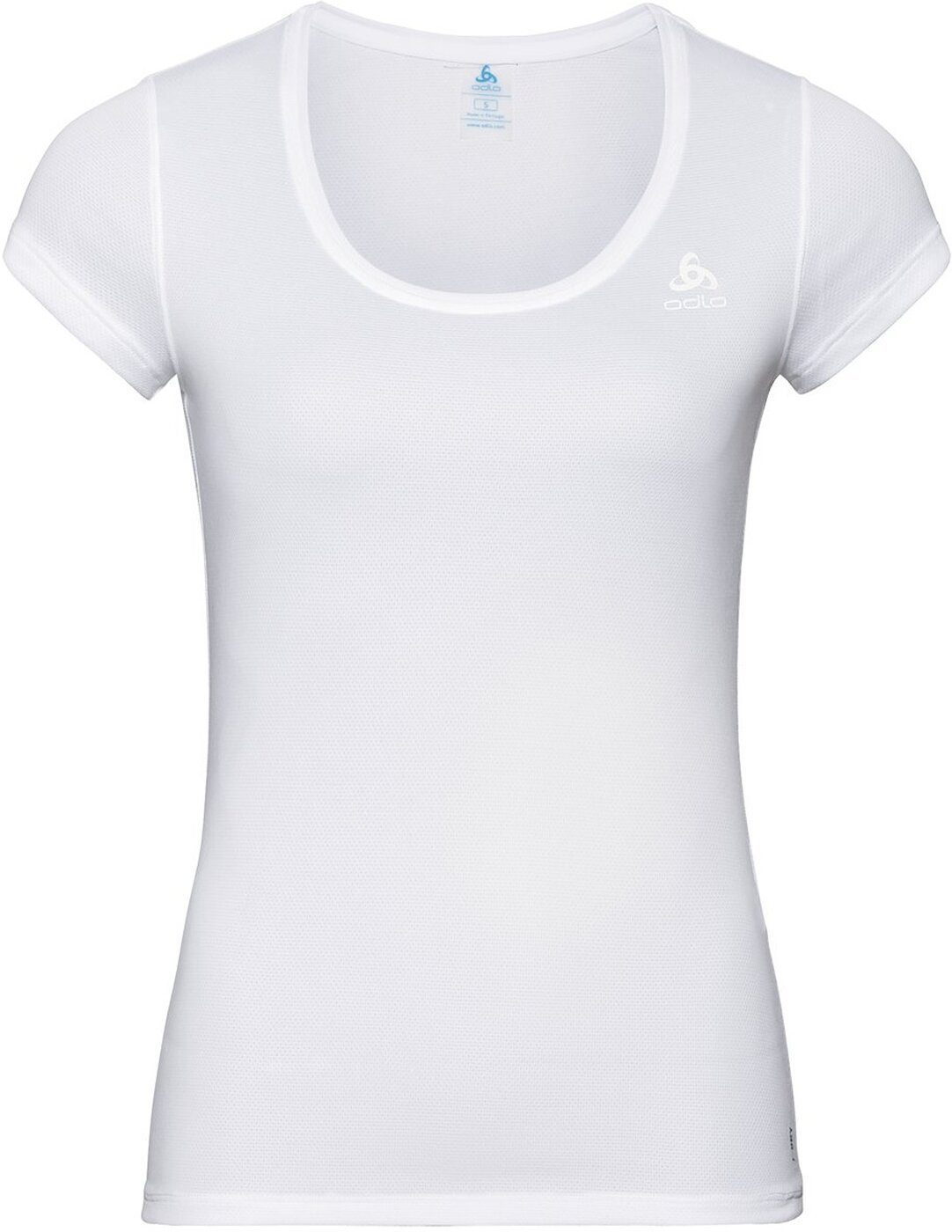 Odlo T-Shirt SUW F S/S CREW ACTIVE NECK TOP WHITE