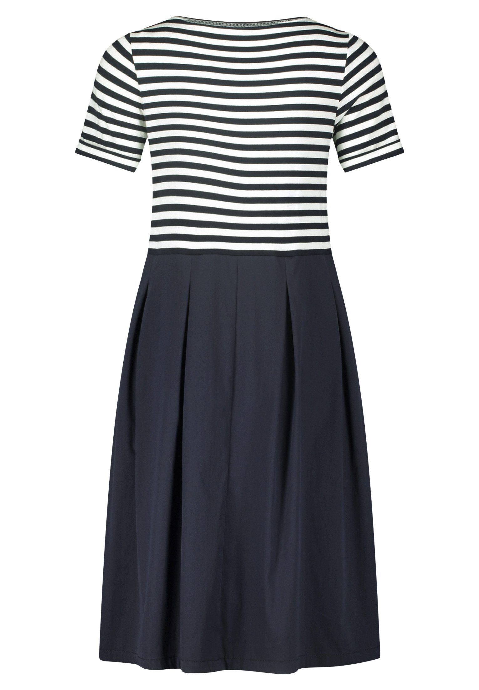 Vera Mont Sommerkleid Damen mit Kellerfalten Materialmix