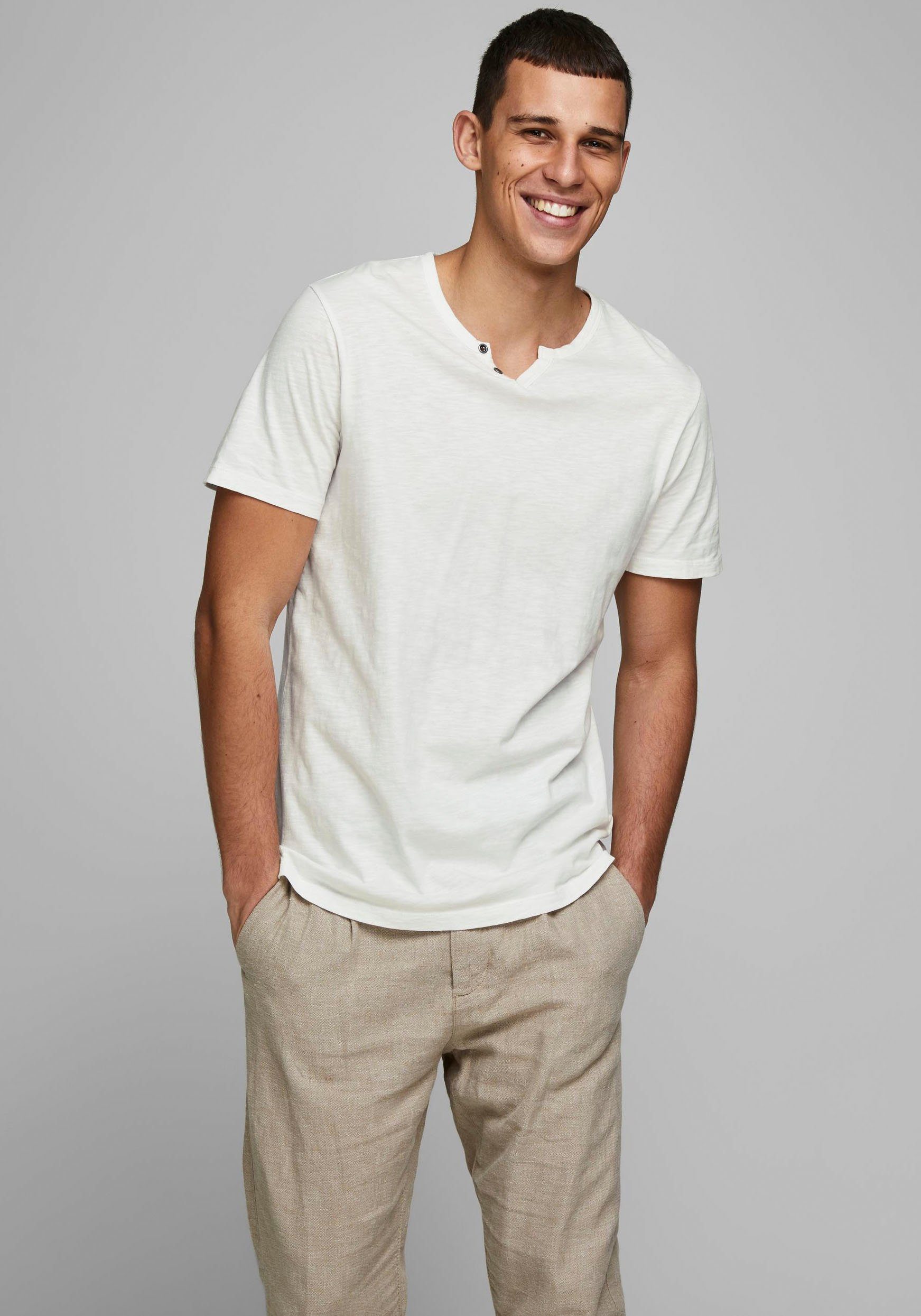 T-Shirt SPLIT NECK TEE