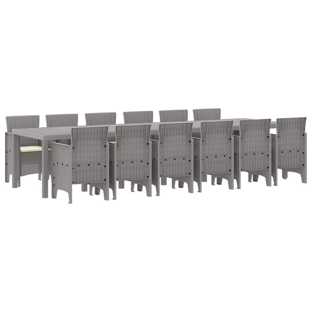 vidaXL Gartenlounge-Set Garten Essgruppe 13 pcs günstig online kaufen