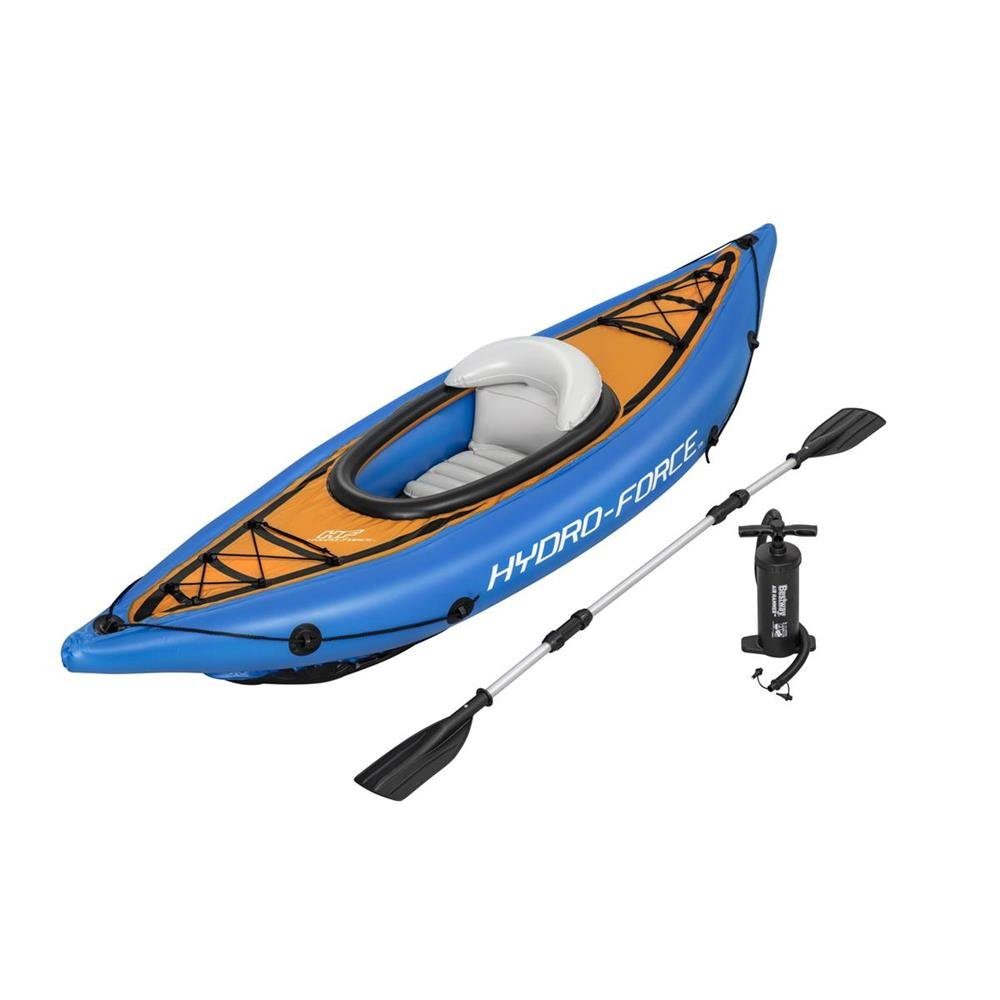 Bestway Cove aufblasbar, cm, mit x Hydro-Force Einerkajak 45 81 x und Paddel Handpumpe Champion, 275