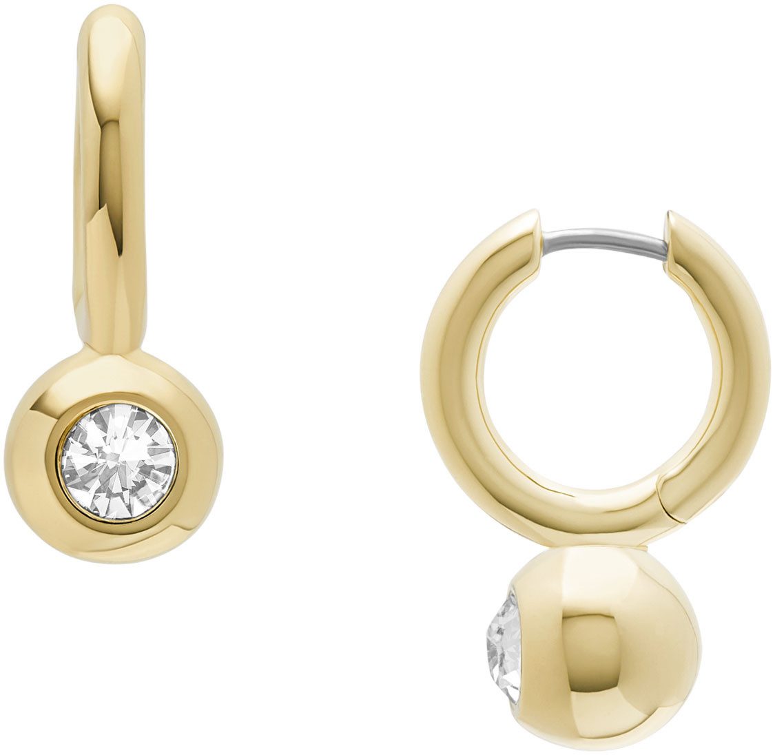 Fossil Paar Серьги-кольца Schmuck Geschenk Edelstahl Серьги Bright Baubles, mit Glasstein