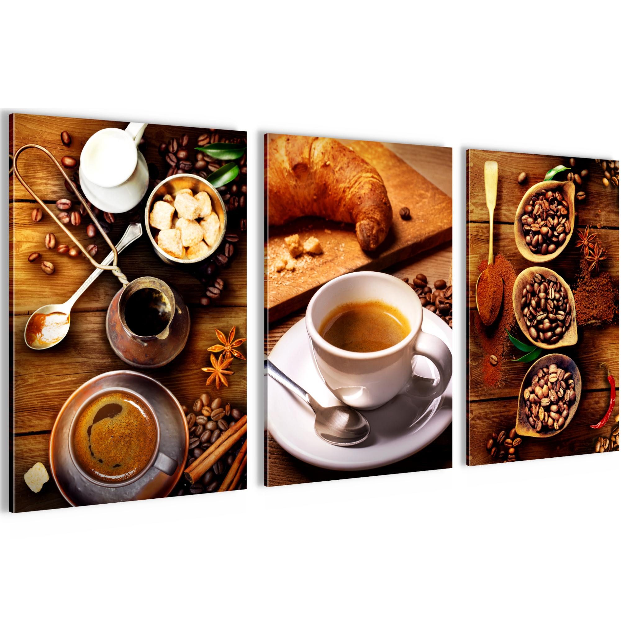 Novart Wandbild Küche Esszimmer Kaffee Braun günstig online kaufen