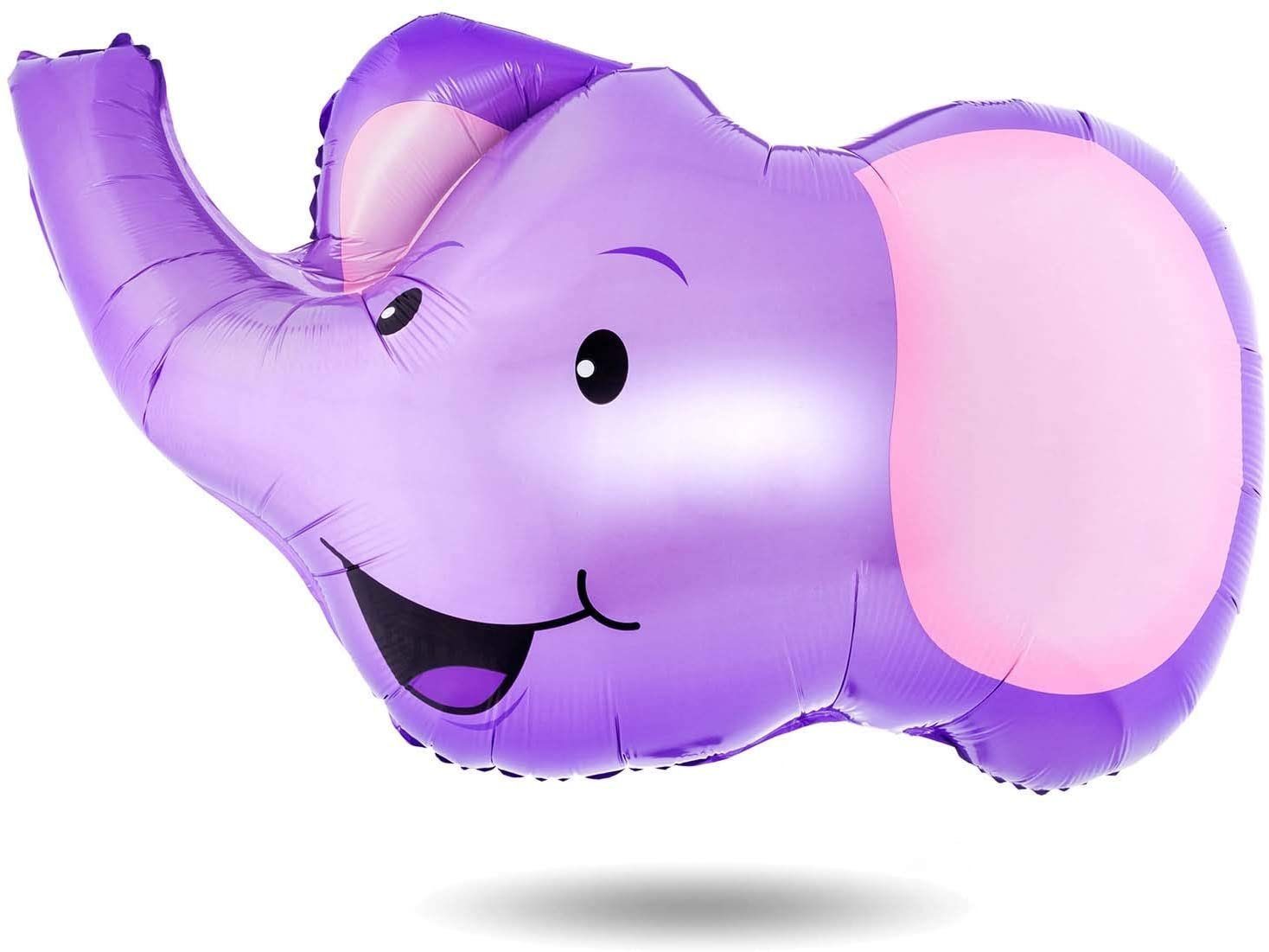 Elefant Helium-Ballon Folienballon Luftballon cm XXL 70 Goods+Gadgets Tier Tiermotiv,