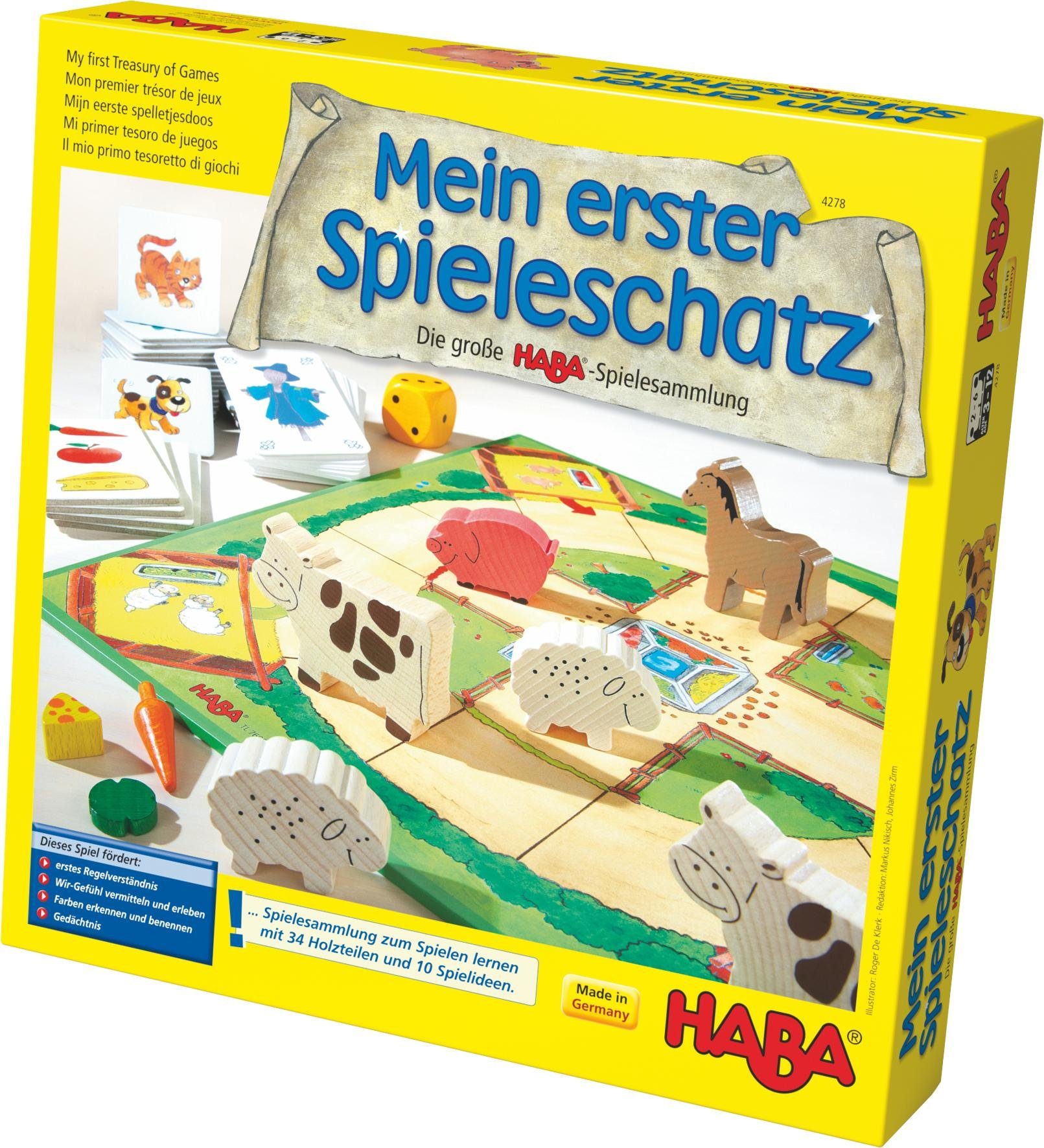 Haba Spielesammlung, Mein erster Spieleschatz, Made in Germany