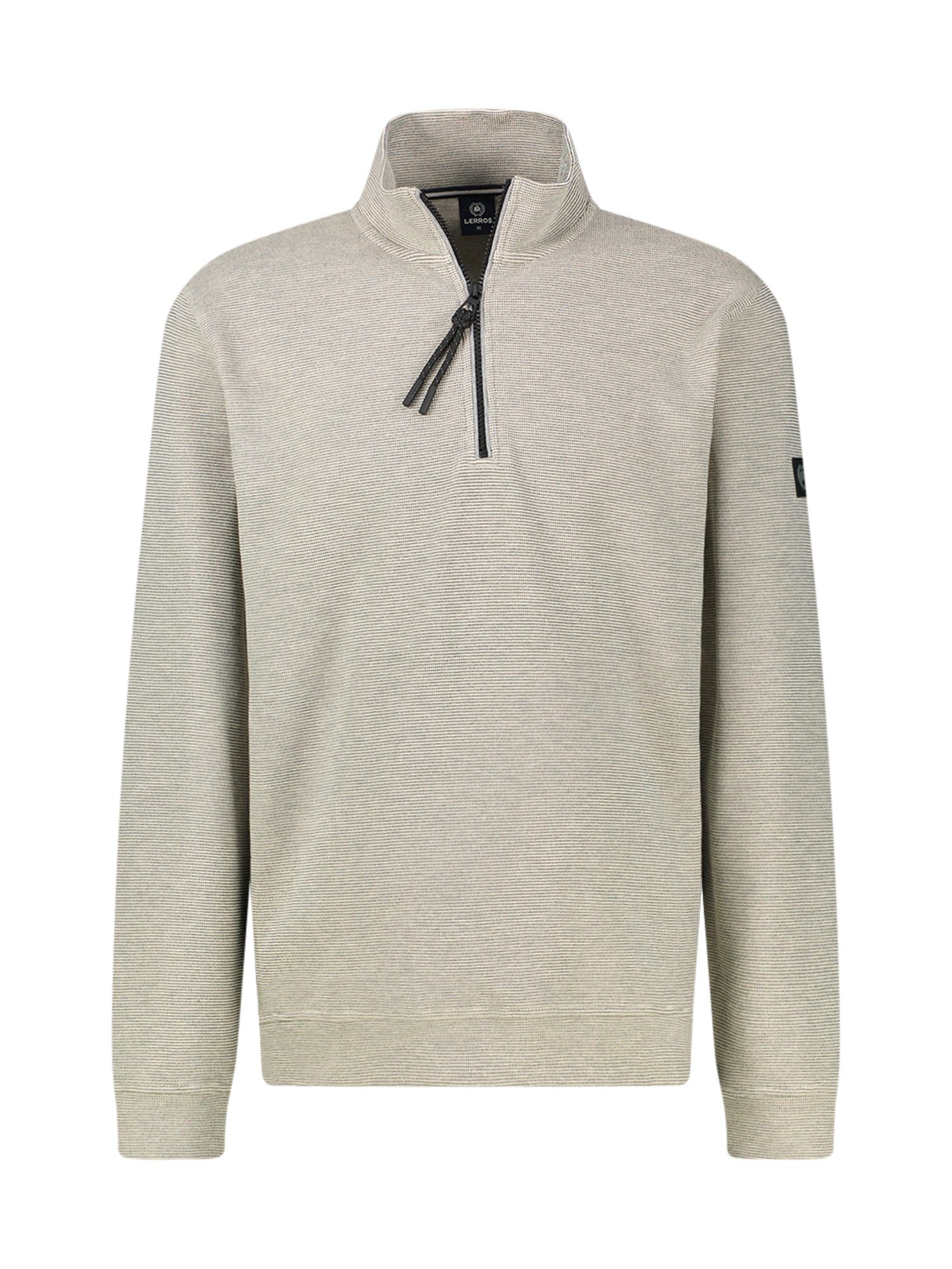 LERROS Sweatshirt Troyer aus hochwertigem Strickgewebe in großen Größen