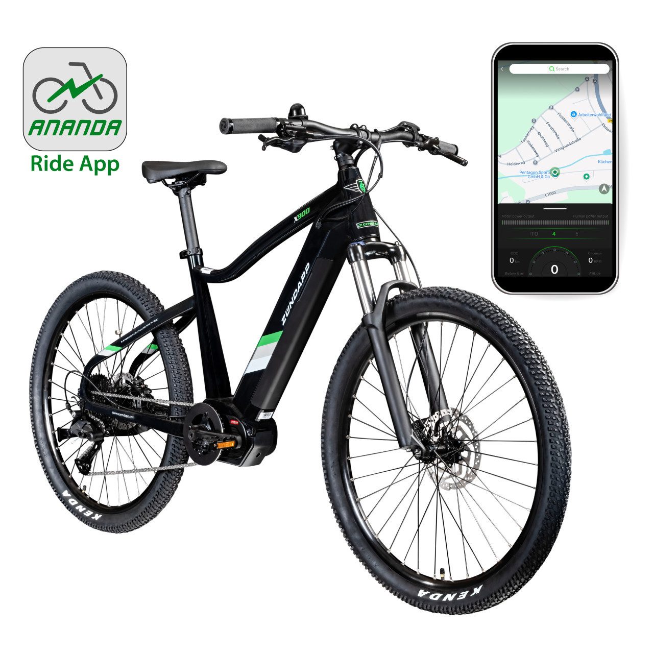 Zündapp E-Bike Zündapp E-Bike MTB X900 27,5 Zoll 10-Gang 733 Wh