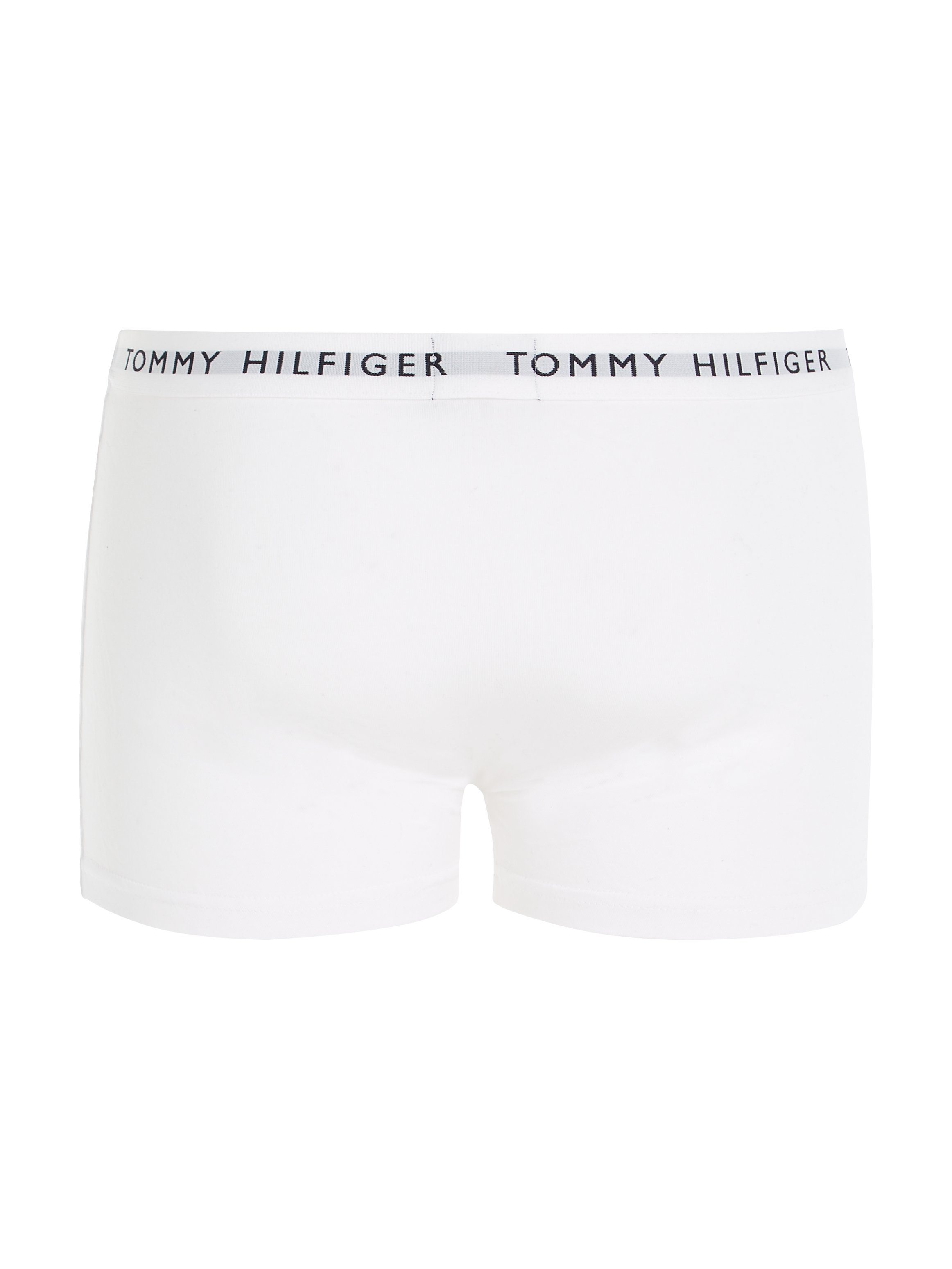 mit 3er-Pack) weiß-blau-rot (Packung, Logo Tommy Hilfiger Underwear Boxer Webbund 3-St.,