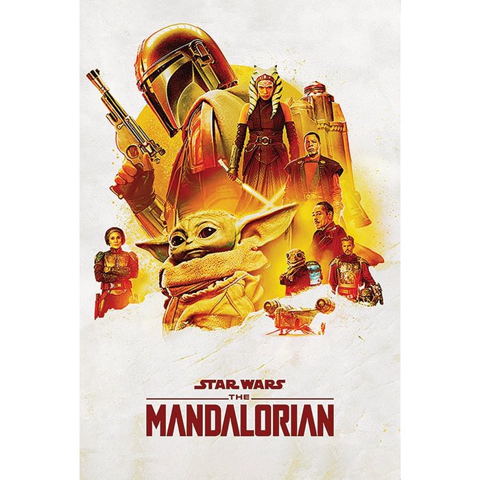 PYRAMID Poster The Mandalorian Poster Grogu Adventure 61 x 91 5 cm