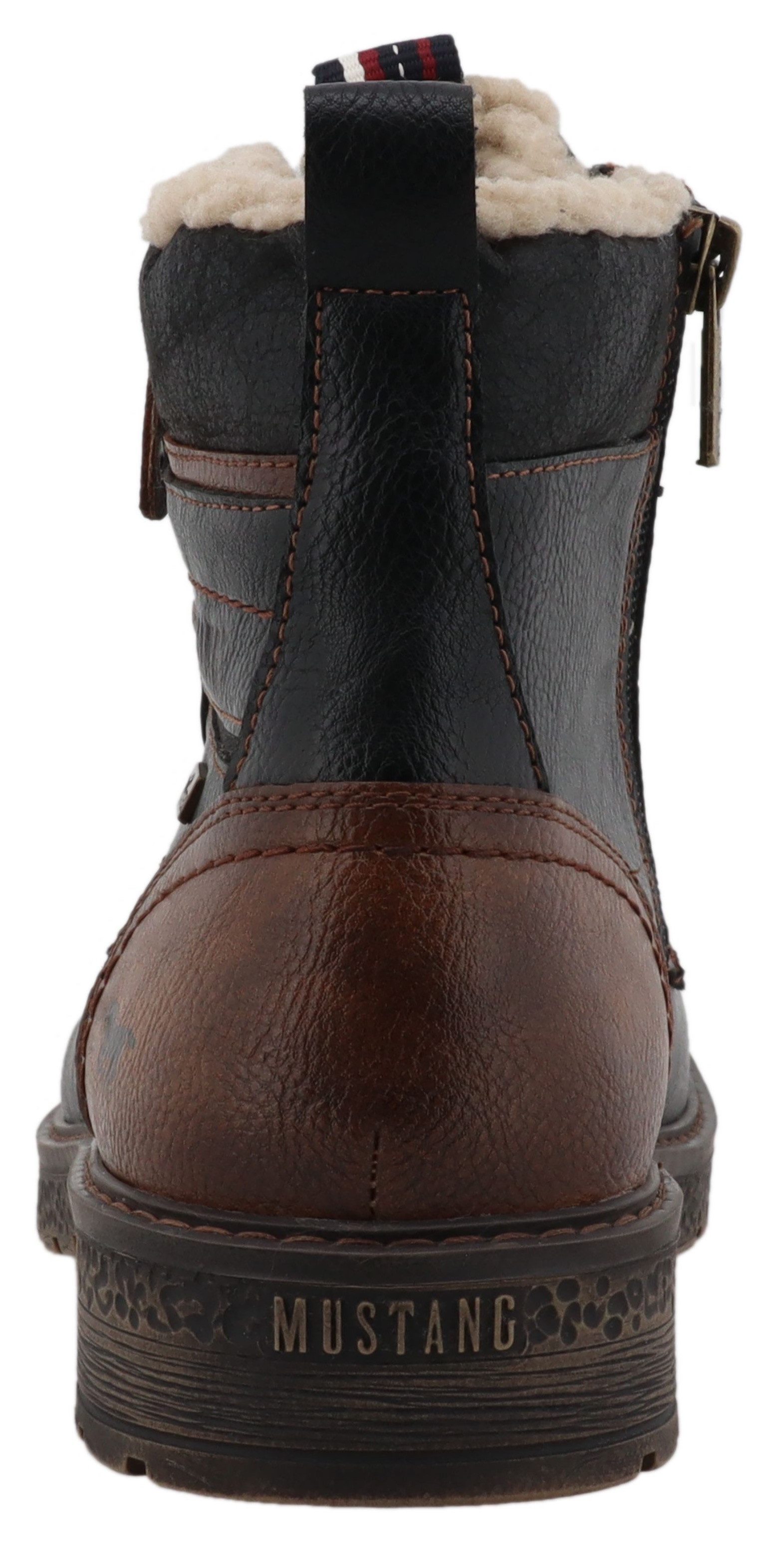 Mustang Shoes Midor Winterstiefelette Schnürstiefel, Winterstiefel mit Warm günstig online kaufen
