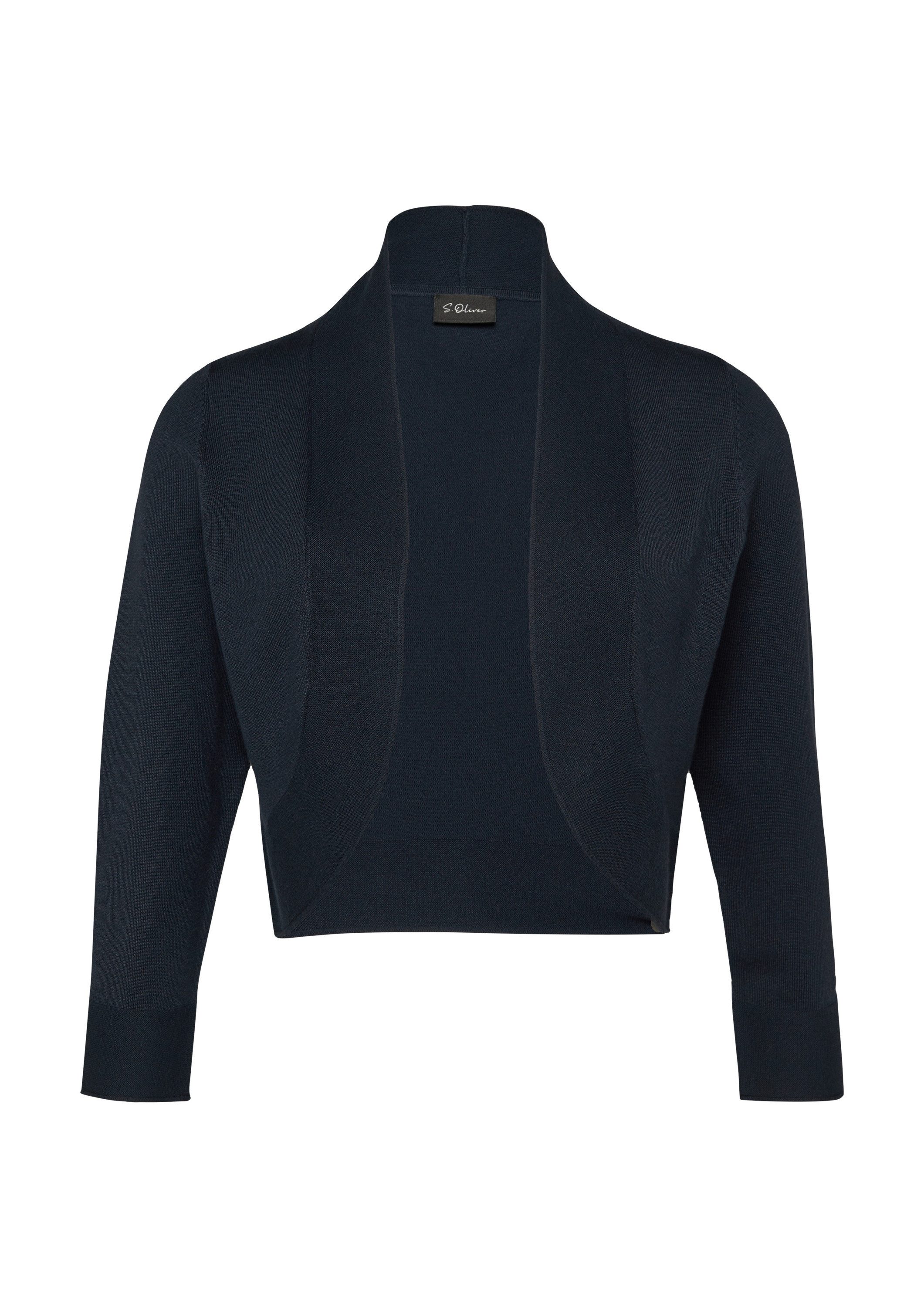 s.Oliver Cardigan Strickjacke Bolero mit 3/4-Ärmeln günstig online kaufen