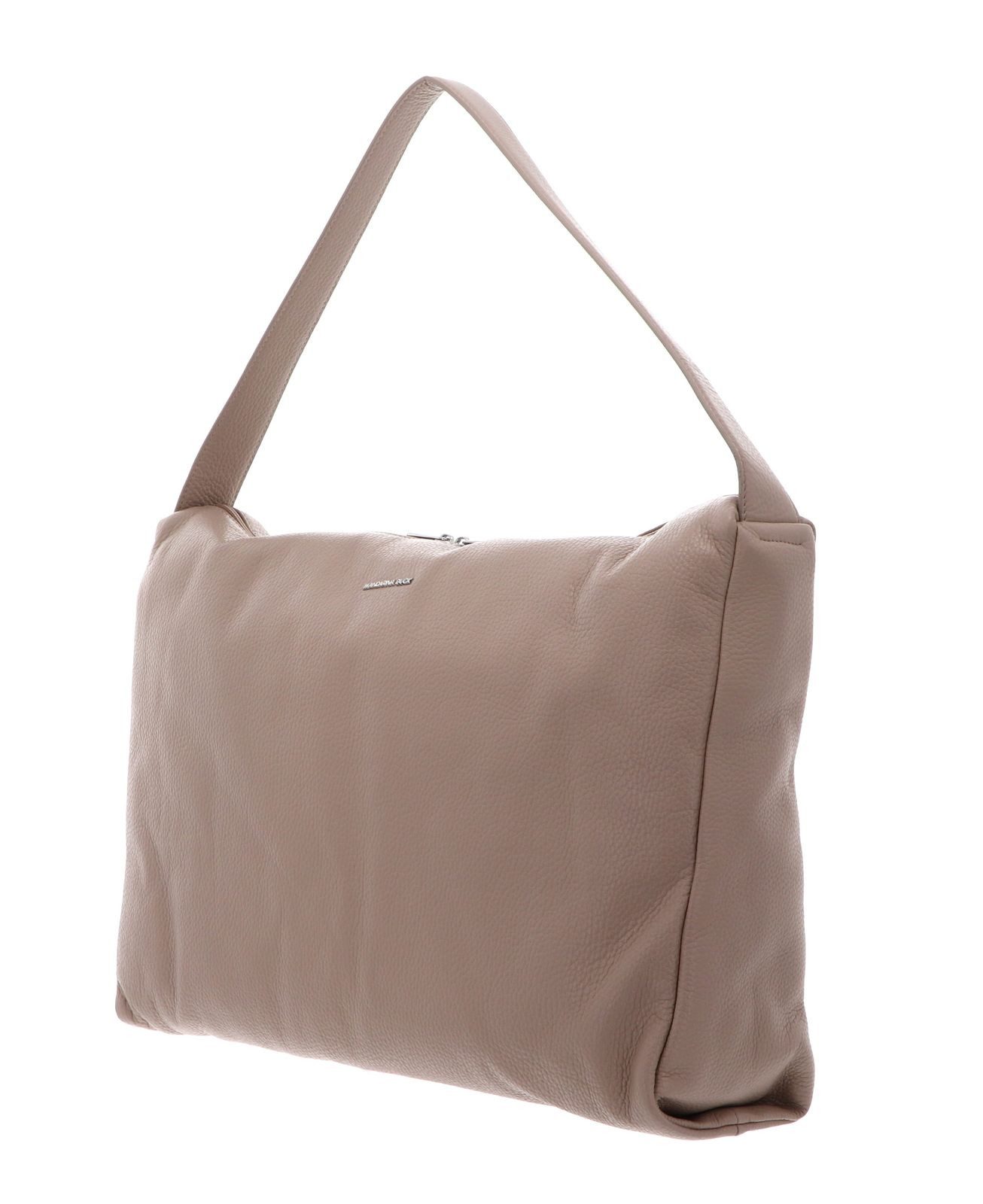 Mandarina Duck Schultertasche Leather Hobo Bag (Set, 2-tlg), aus echtem Kalbsleder