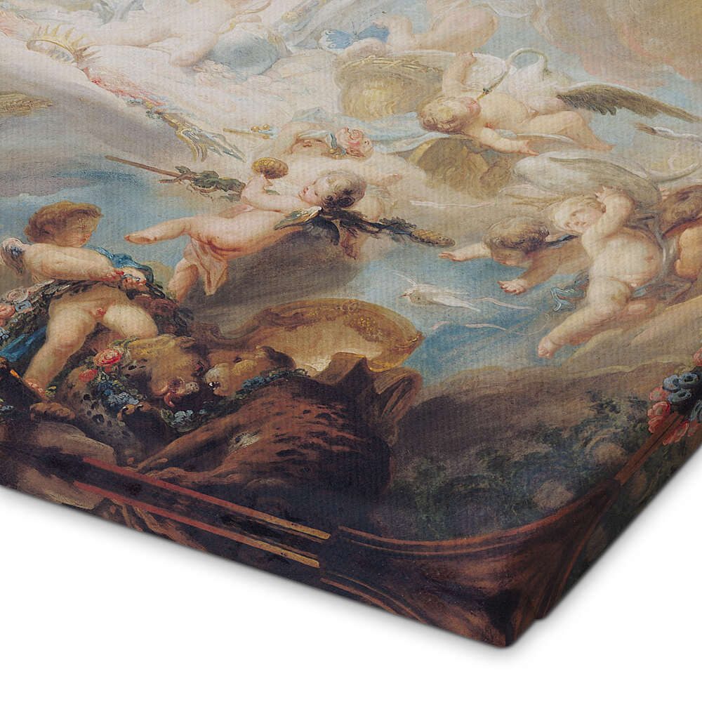 Posterlounge Wandbild Der Triumph des Cupido über alle Götter, Gabriel de Saint-Aubin, erhältlich als Poster, Leinwandbild, Wandsticker oder Acrylglasbild