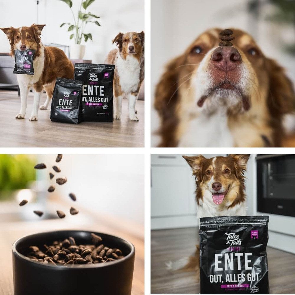 Tales & Tails Softtrockenfutter Ente gut, alles gut, Trockenfutter für: Hunde