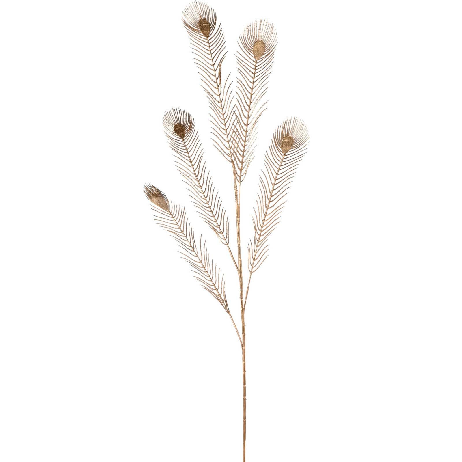 Kunstpflanze Blätter golden GOLD, Home & styling collection, Höhe 98 cm