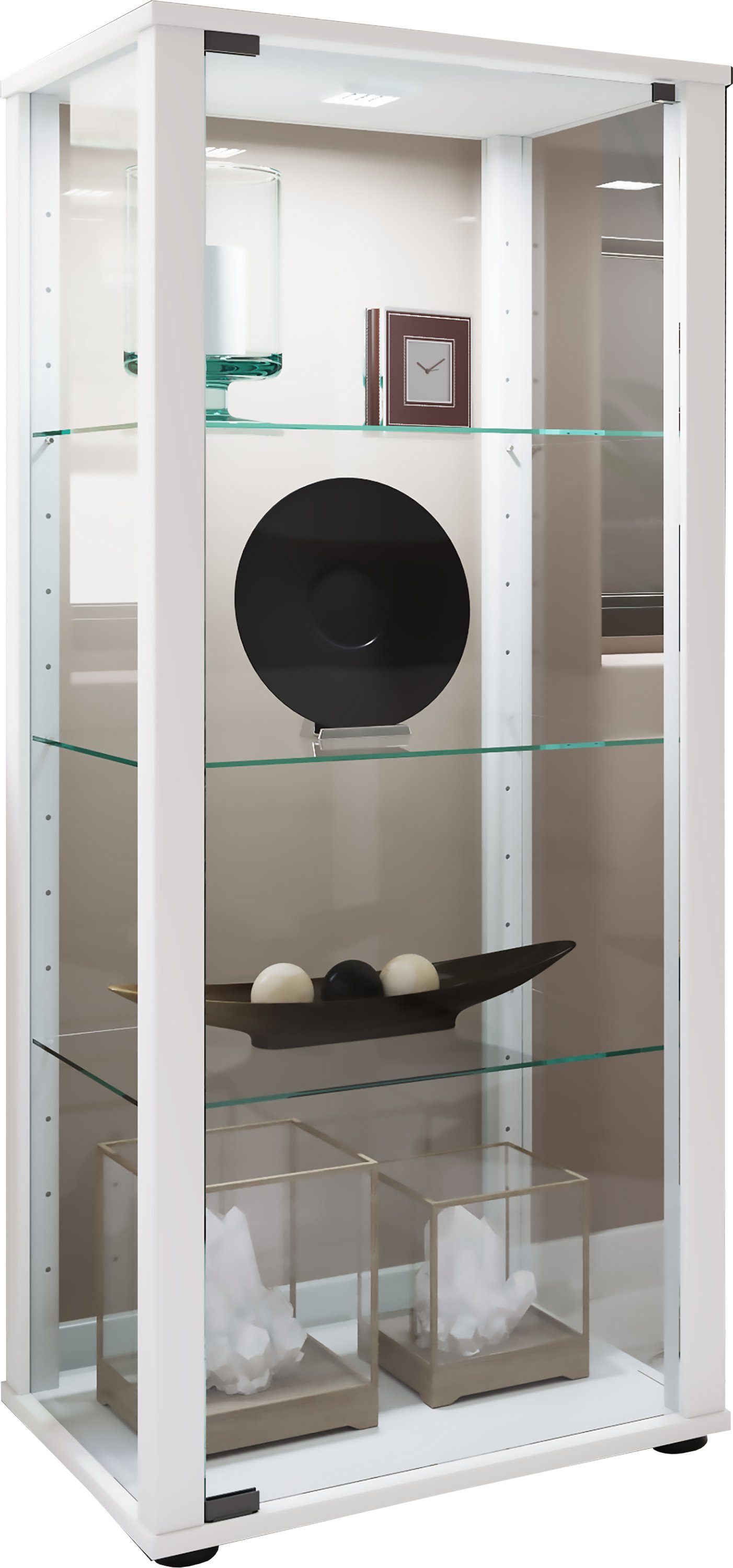 VCM Standvitrine Holz Glas Stand Vitrine günstig online kaufen