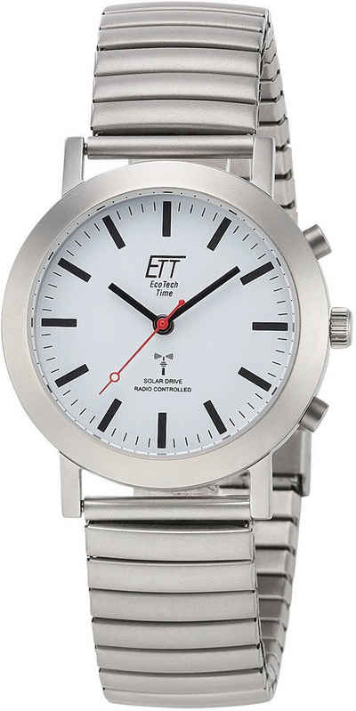 ETT Funkuhr Station Watch, ELS-11584-11M, Armbanduhr, Damenuhr, Solar