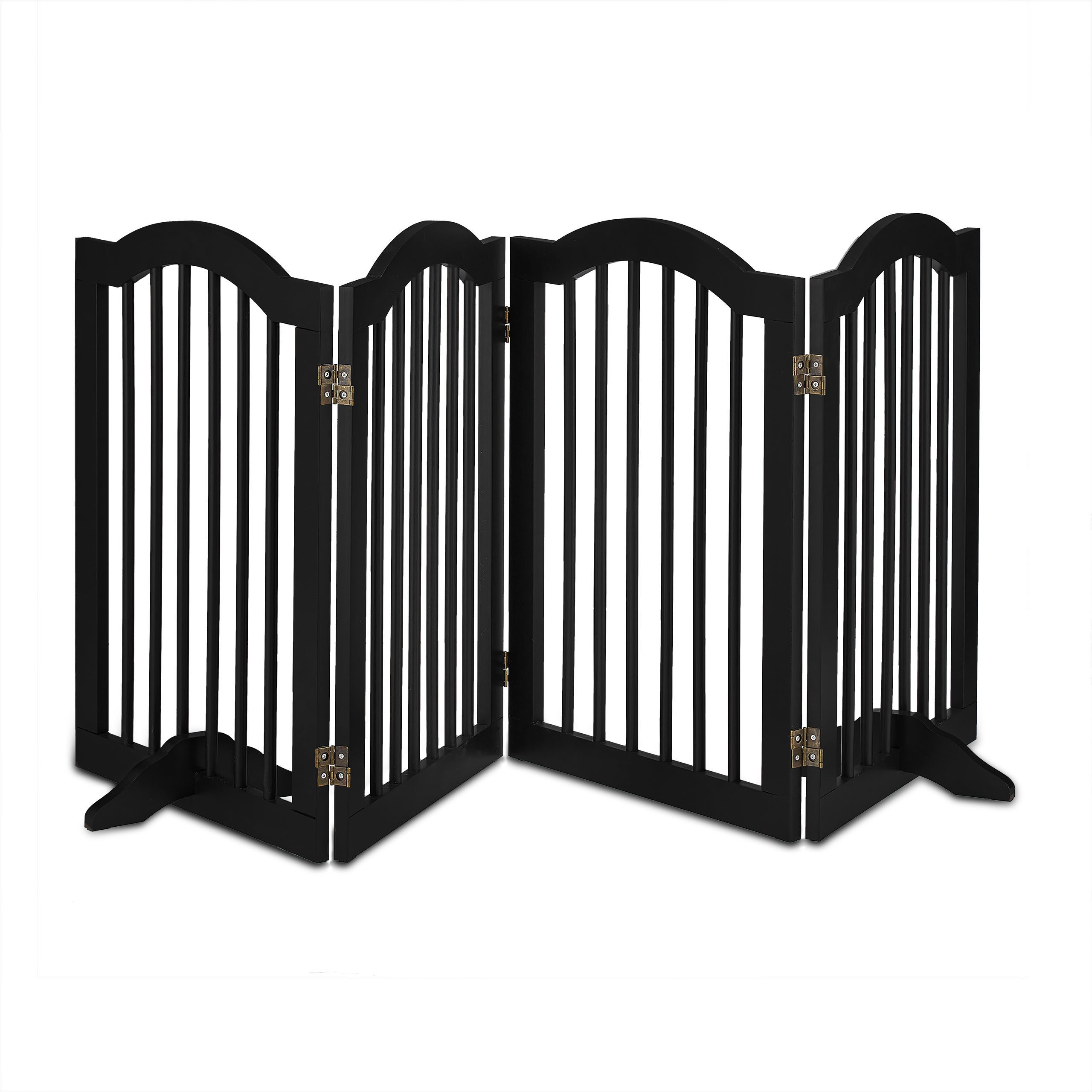 relaxdays Treppenschutzgitter Schwarzes Absperrgitter 70 cm hoch