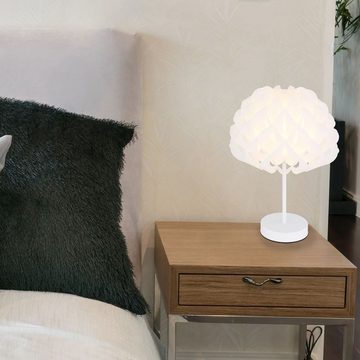 Globo Tischleuchte Tischlampe Schlafzimmer Tischleuchte Wohnzimmer mit Schalter Flur