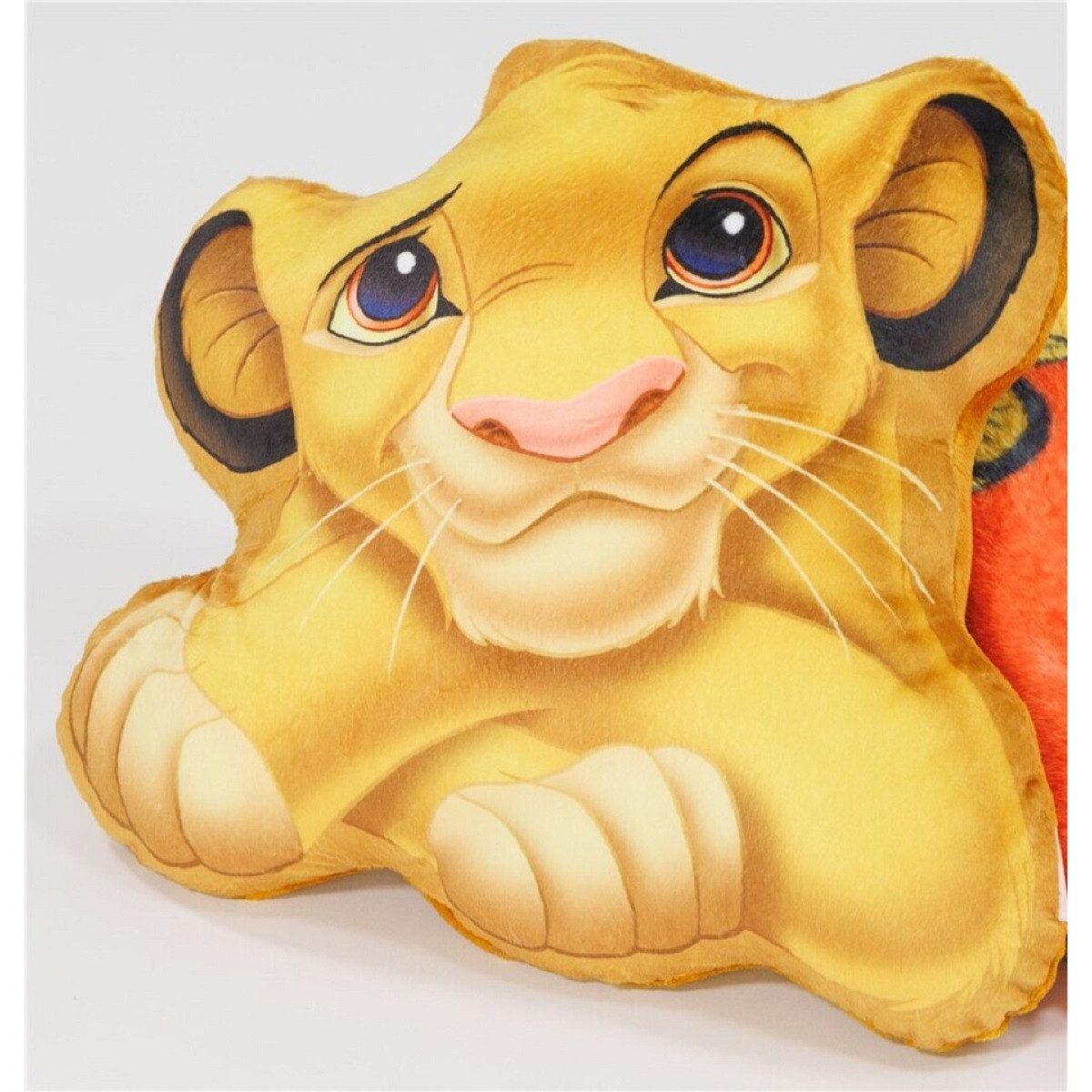 Disney The Lion King Dekokissen Der König der Löwen Formkissen aus Velboa weich und dekorativ