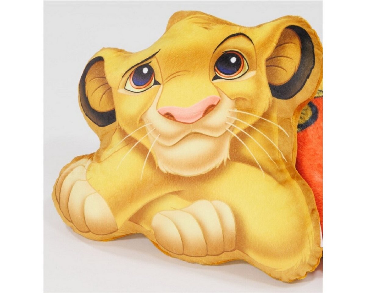 Disney The Lion King Dekokissen Der König der Löwen Formkissen aus Velboa weich und dekorativ