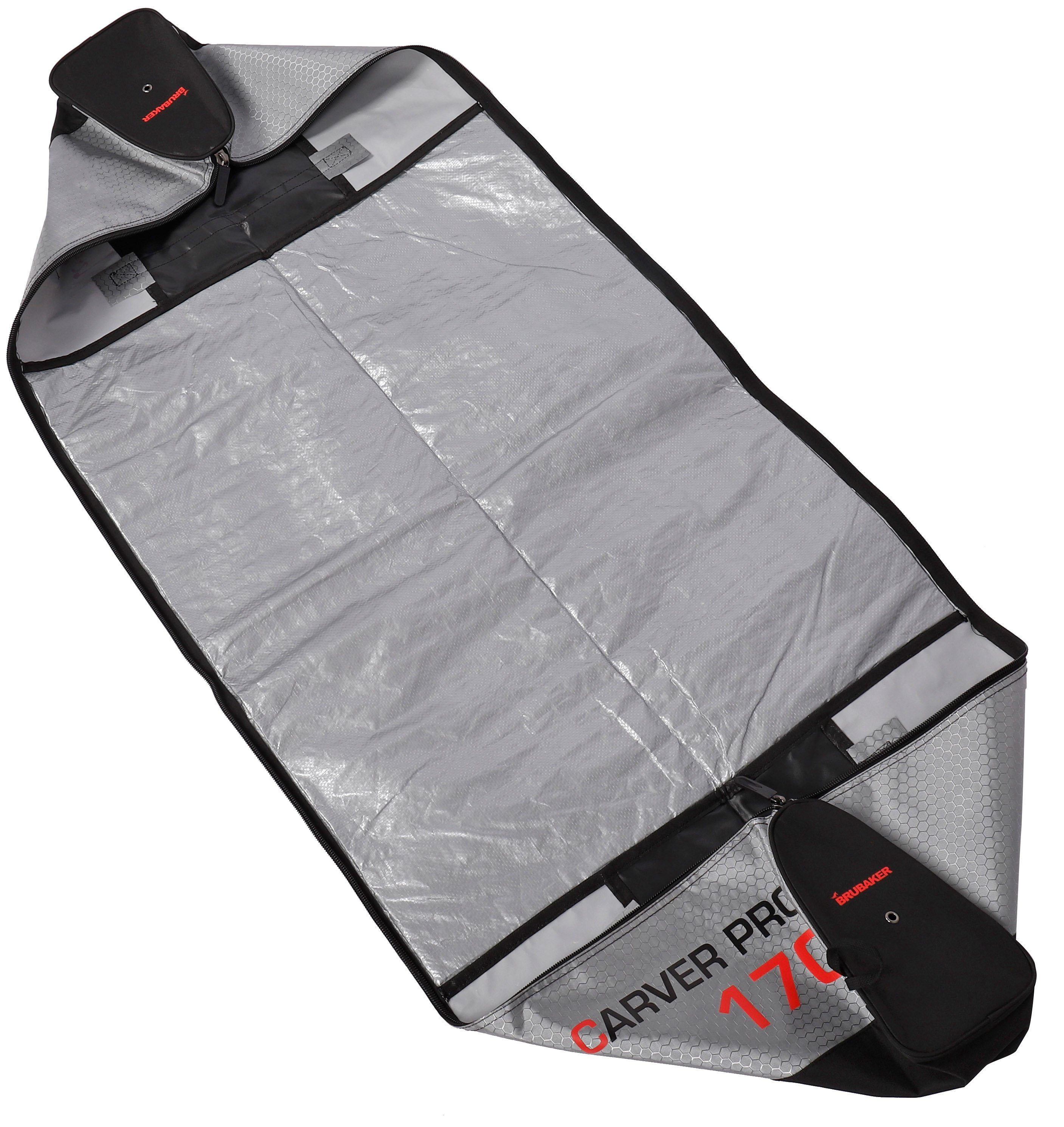BRUBAKER Sporttasche Ski Skistöcke, für Pro Skibag Skier Tec Zipperverschluss, und und reißfest Tasche mit Skisack gepolsterter Carver Skitasche (1-tlg., schnittfest)