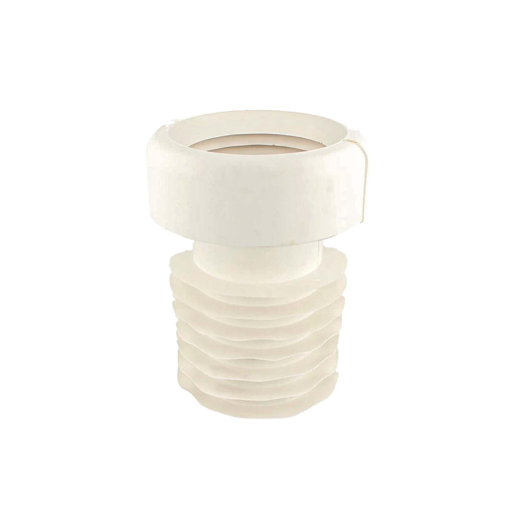 tecuro WC-Anschlussrohr WC-Ablauf-Anschlussstutzen, 170 mm, kürzbar, Ø 90/110 mm