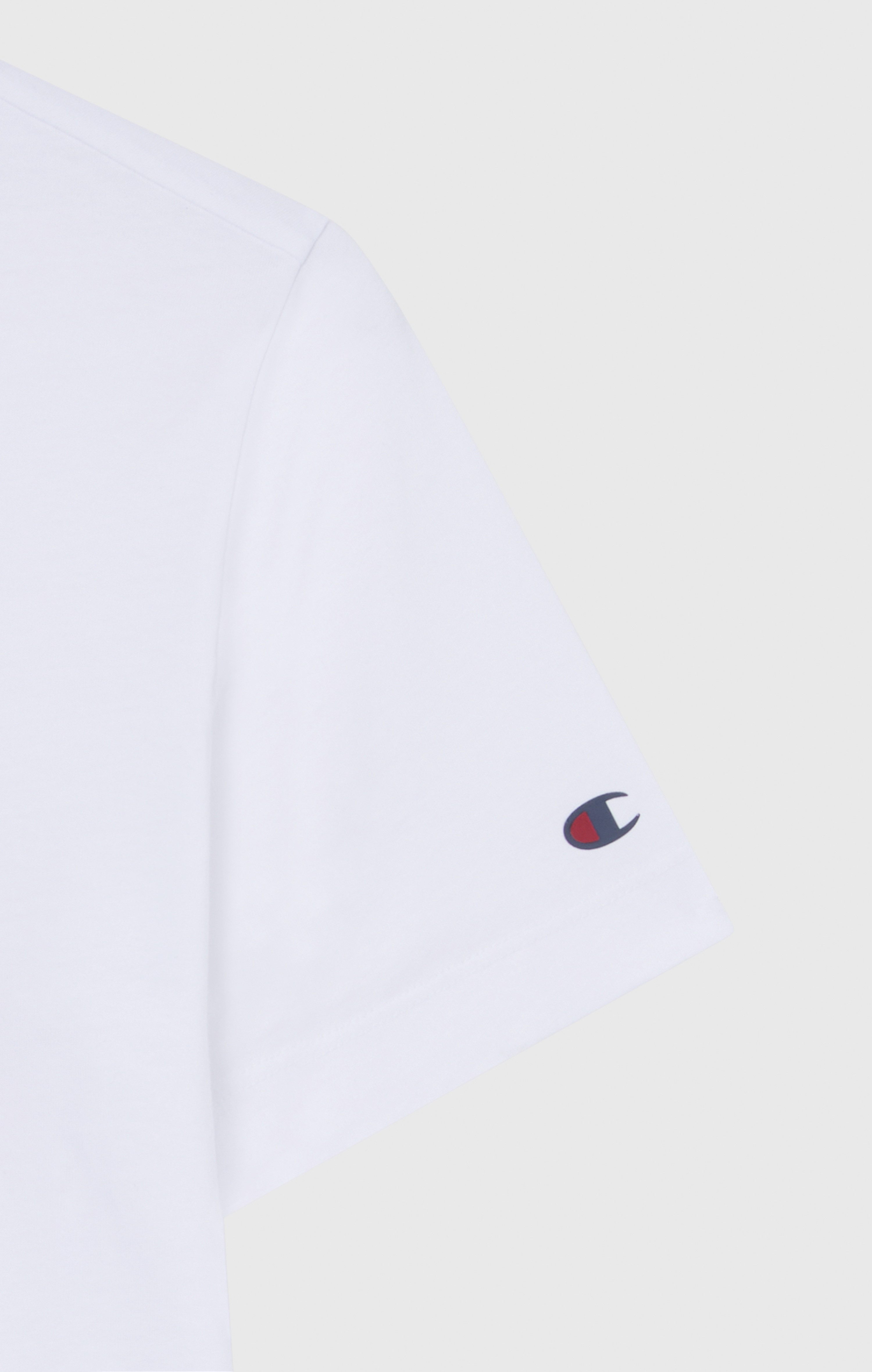 Champion T-Shirt mit Rundhalsausschnitt, Kurzarm, aus Baumwolle, klassischer Schnitt