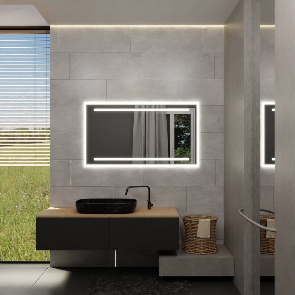 village design badspiegel spiegel nach maß mila, badezimmerspiegel