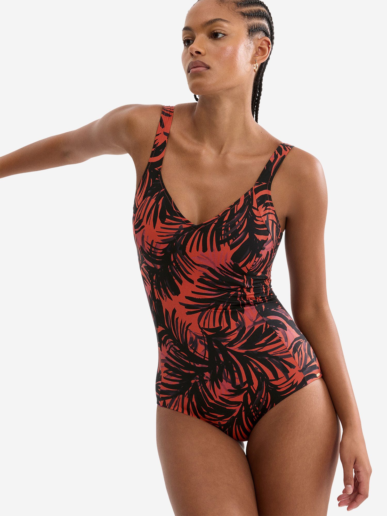 Triumph Badeanzug Red Label Summer Palm Schwimmanzug, Einteiler, Bademode