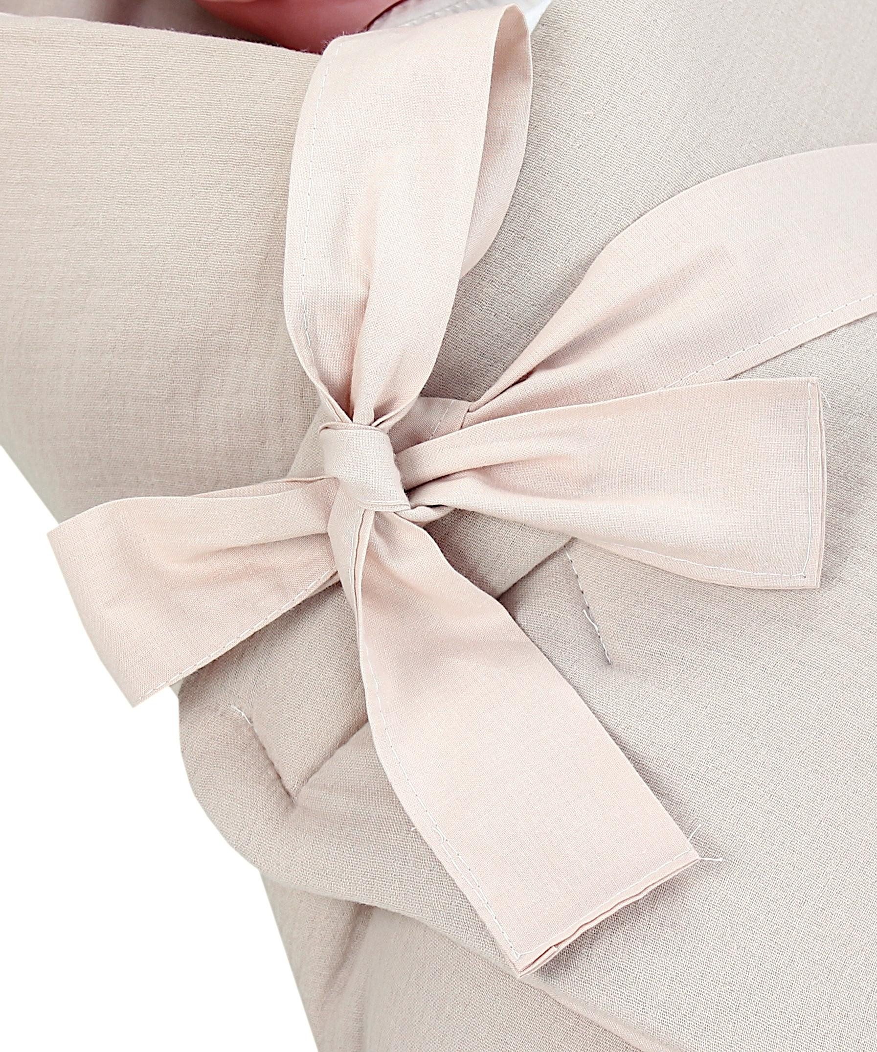 Einschlagdecke TupTam Unisex Baby Einschlagdecke mit Schleife, TupTam