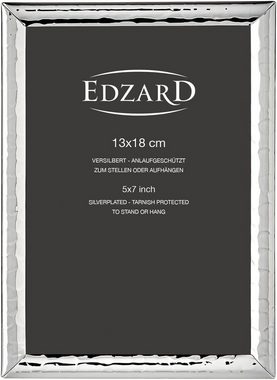 EDZARD Bilderrahmen Riga, versilbert und anlaufgeschützt, für 13x18 cm Bilder - Fotorahmen