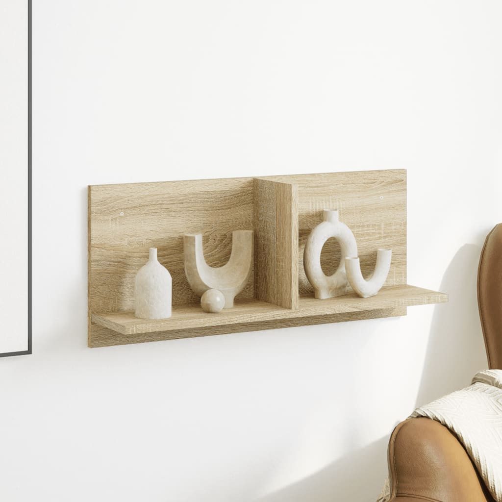 vidaXL Regal Wandschrank 70x16,5x30 cm Sonoma günstig online kaufen