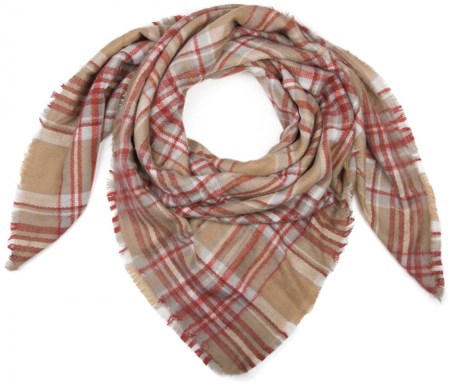 styleBREAKER XXL-Schal XXL Deckenschal mit Tartan Plaid Karo Muster, (1-St)