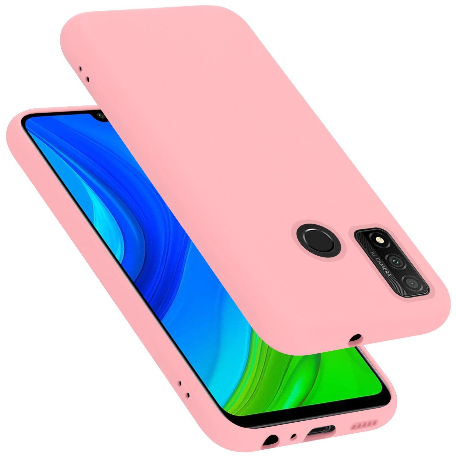 Cadorabo Handyhülle für Huawei P SMART 2020 Hülle Huawei P SMART 2020, Flexible Hülle TPU Silikon Schutzhülle Back Cover Case