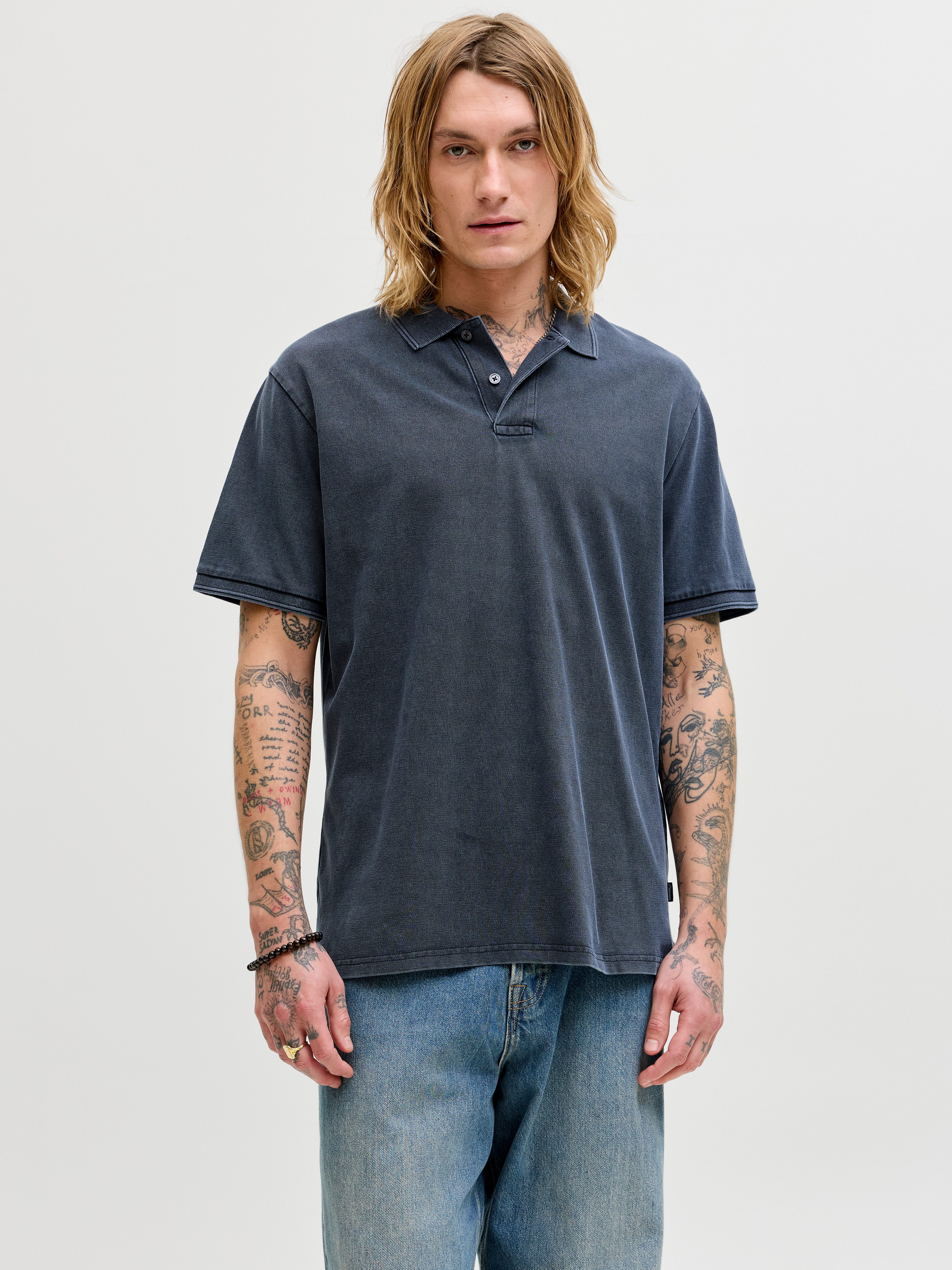 Jack & Jones Poloshirt JPRBLUWILL SS WASH POLO SN Baumwolle, regular fit günstig online kaufen