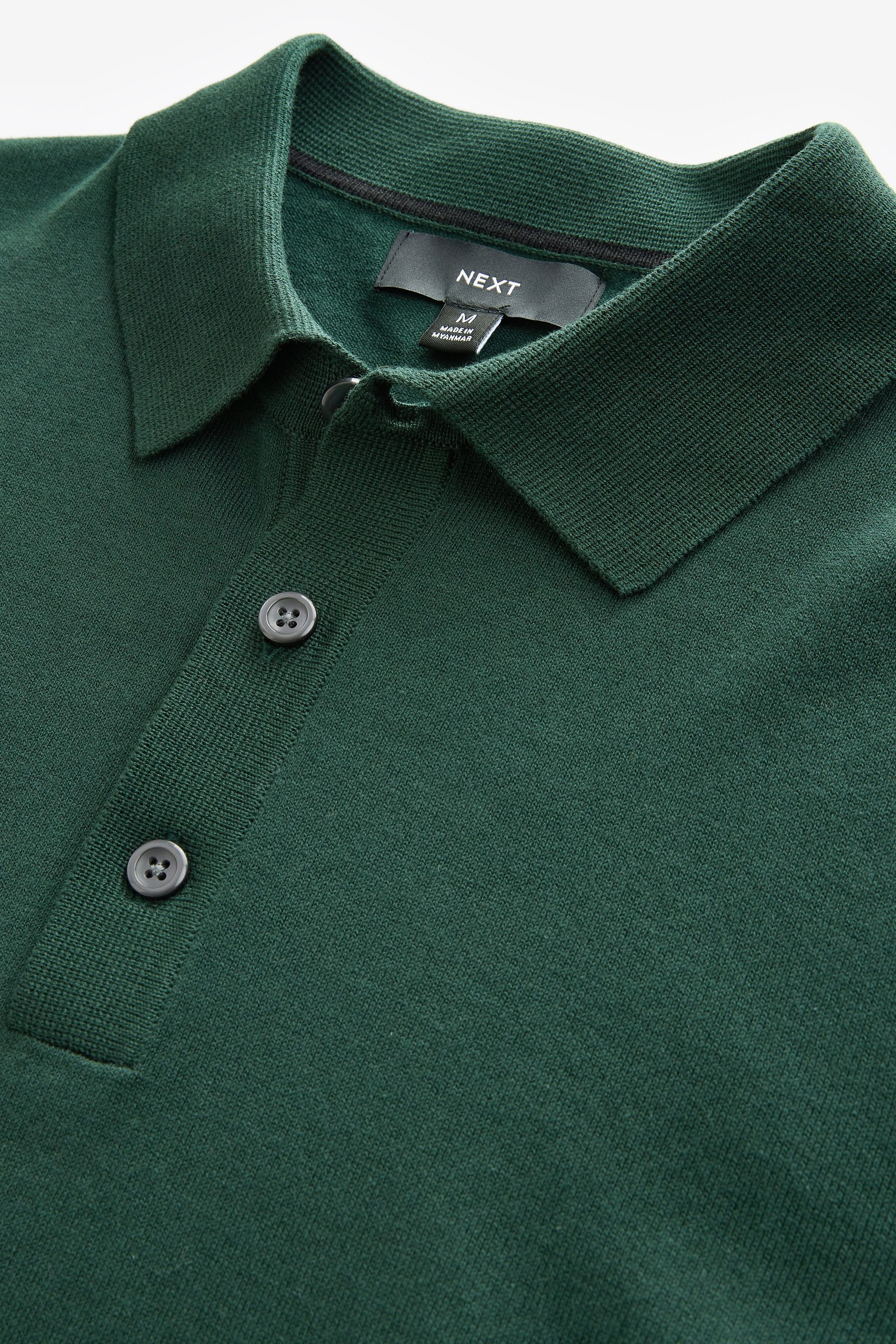 Next Langarm-Poloshirt Langärmeliges Slim Fit Poloshirt günstig online kaufen