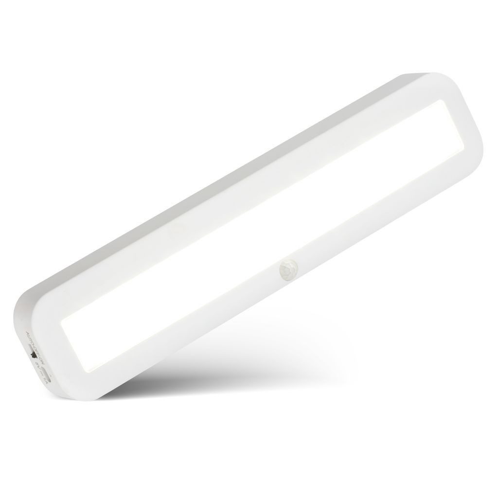 Briloner Leuchten LED Unterbauleuchte LED Unterbauleuchte kabellos Akku USB-C Bewegungsmelder, LED fest integriert, 4000K - Neutralweiß, 30,5x6,5x2 cm, Küche, Schrank, Treppe, Küchenlampe