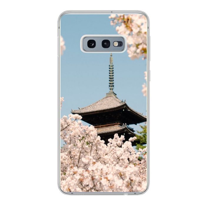 MuchoWow Handyhülle Blütenbaum - Japan - Kirschen Phone Case Handyhülle Samsung Galaxy S10e Silikon Schutzhülle