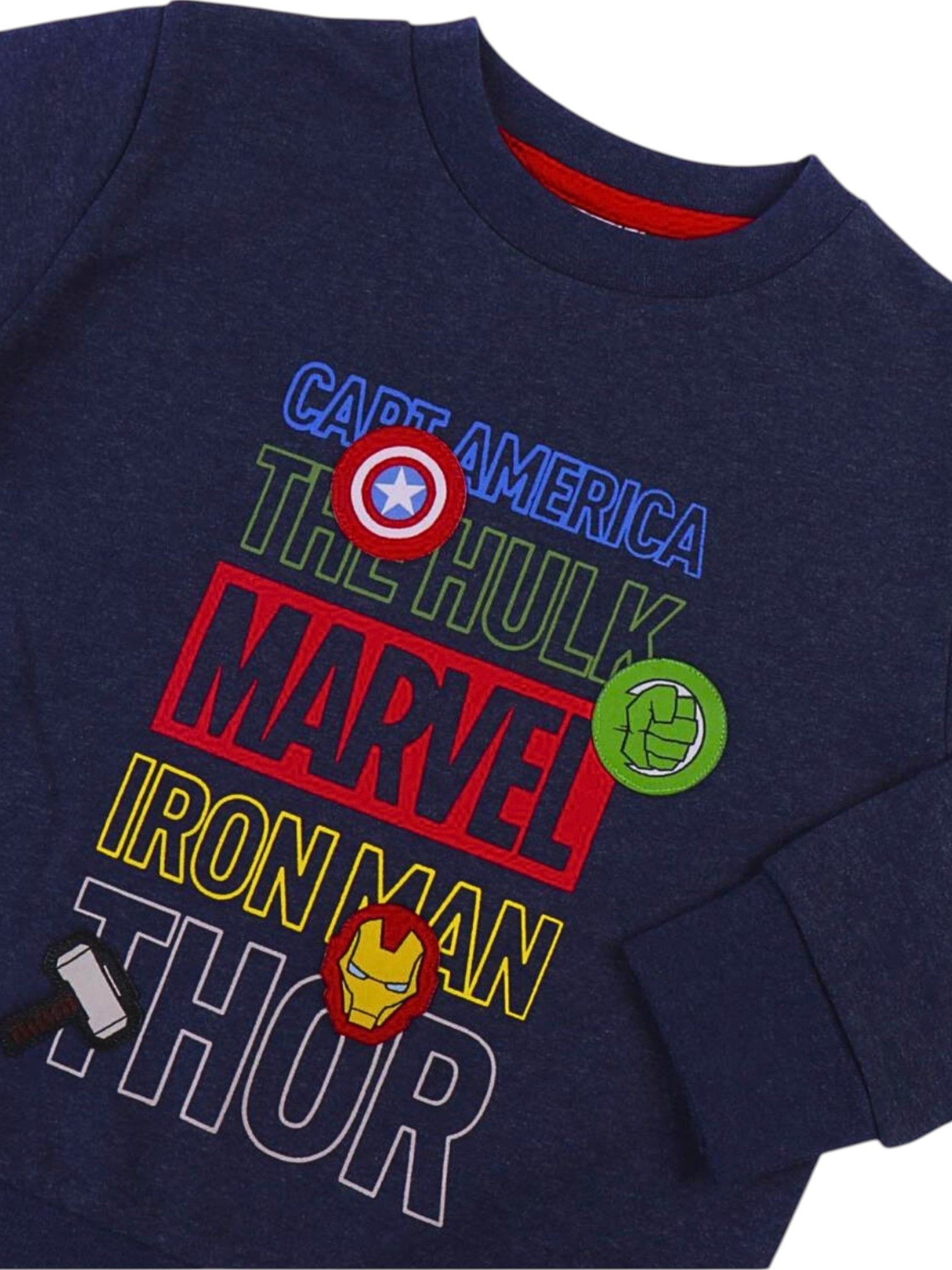 Cerdá Freizeitanzug Marvel (3-tlg), Jungen 3er Set Sweatshirt & 2 Hosen Größe 98 - 122 cm
