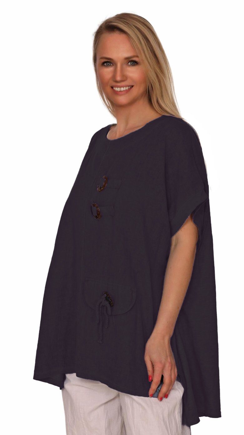 Charis Moda Tunika Tunika Oversizelook mit günstig online kaufen