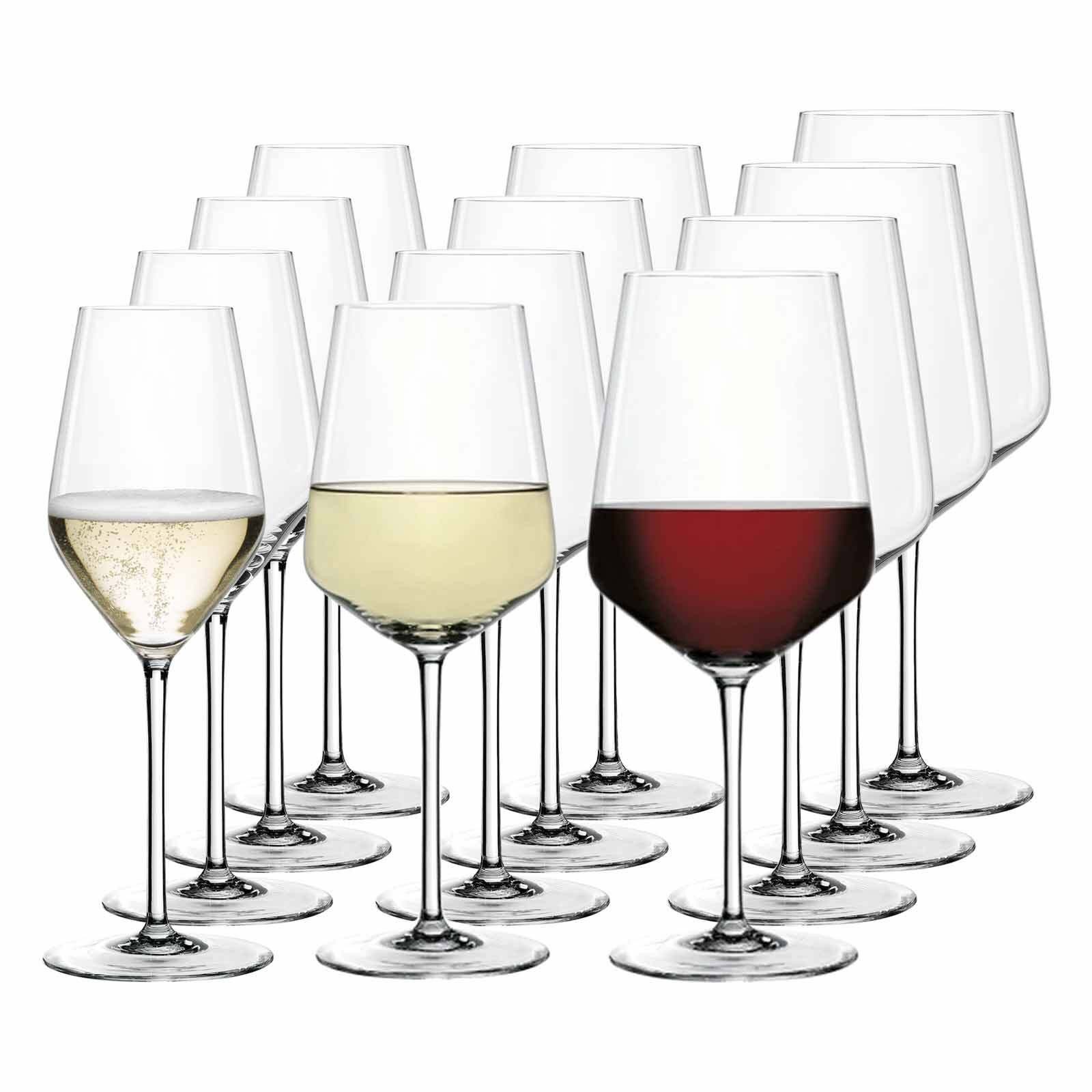 SPIEGELAU Gläser-Set Style Wein- und Sektgläser-Set 12er Set, 12-tlg., Glas