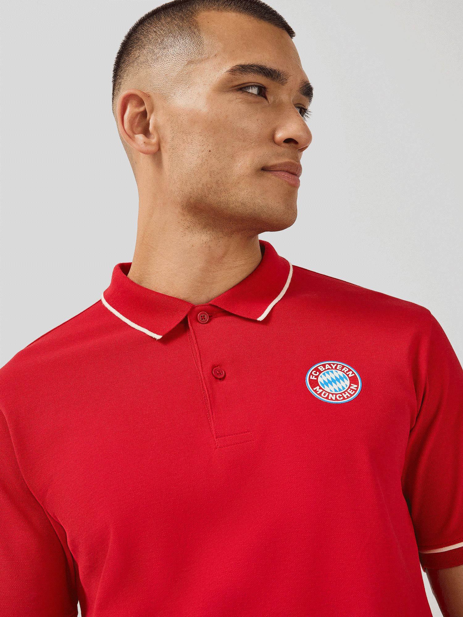FC Bayern München Poloshirt FC Bayern München, Poloshirt Essentials, Herren, Rot