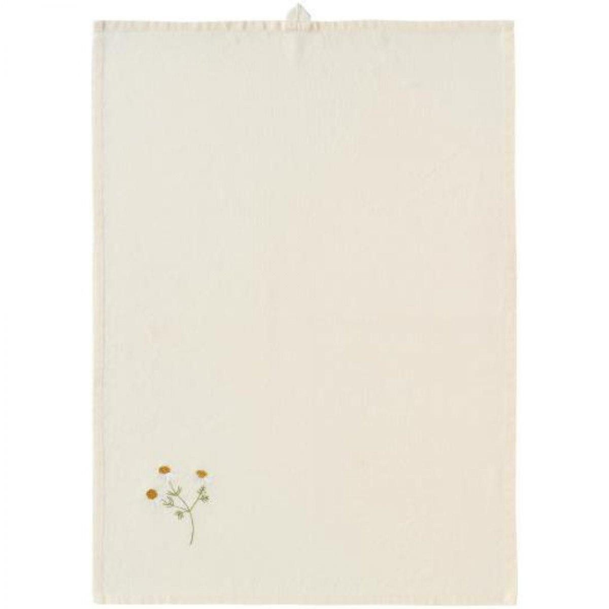 Ib Laursen Geschirrtuch Ib Laursen Geschirrtuch Flora mit Margarite (50x70cm)