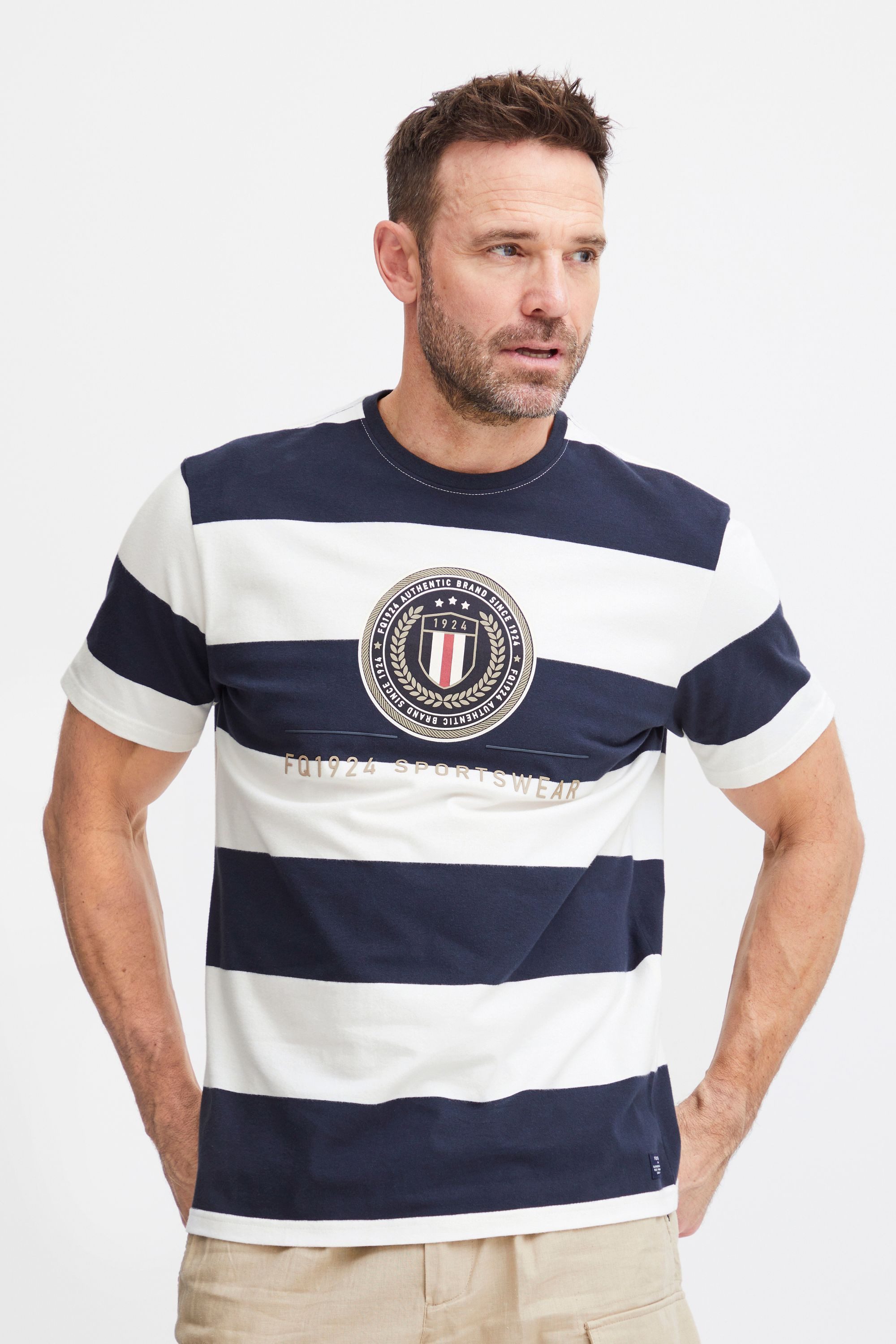FQ1924 T-Shirt FQTom Modernes T-Shirt mit Print