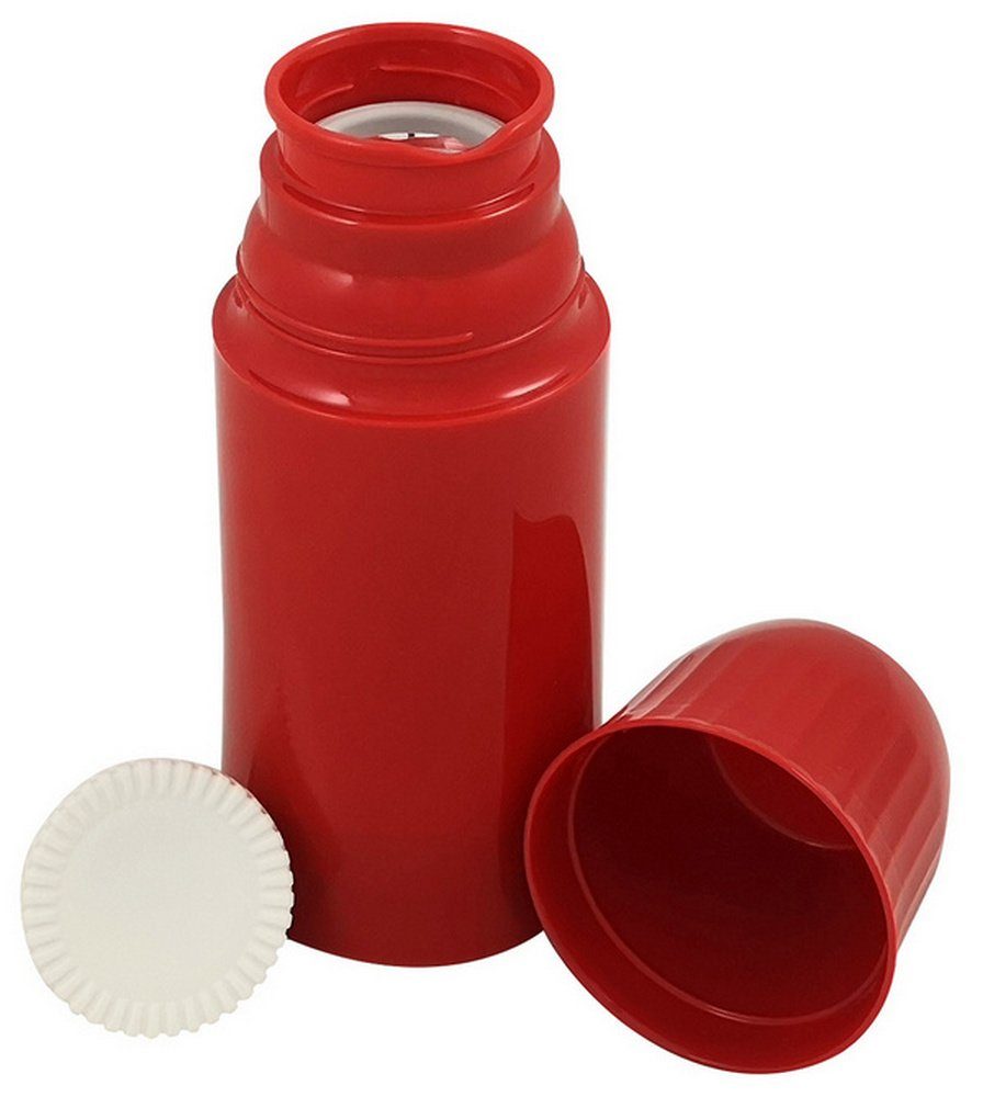 Isolierflasche Rocket, aus Kunststoff rot Helios