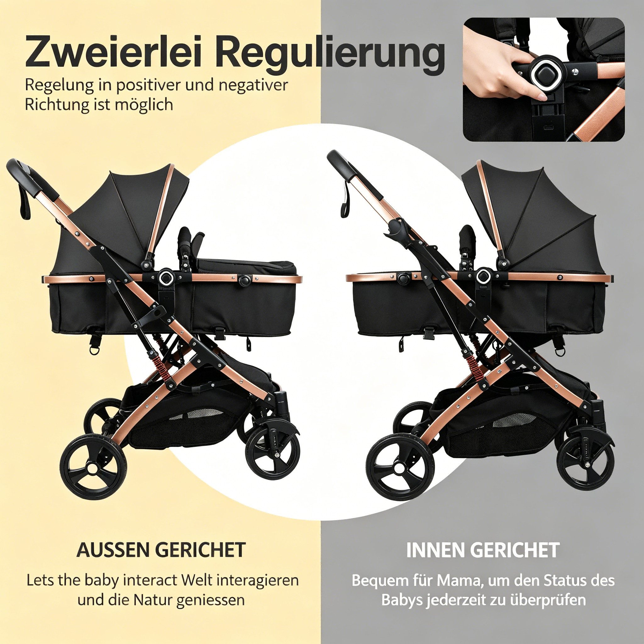 Rutaqian Kinderwagen - Bild 4